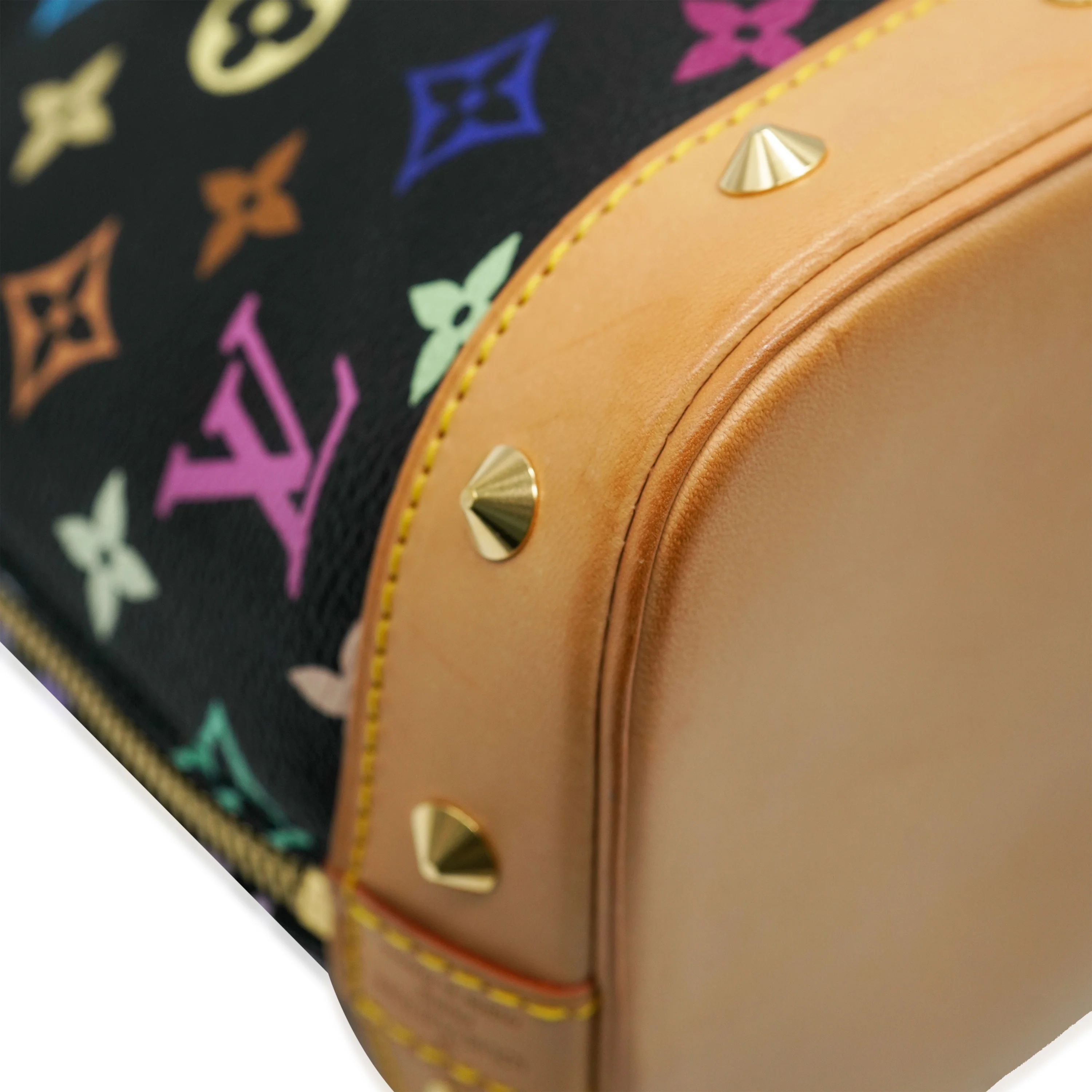 Black Multicolore Monogram Canvas Alma PM - Image 5