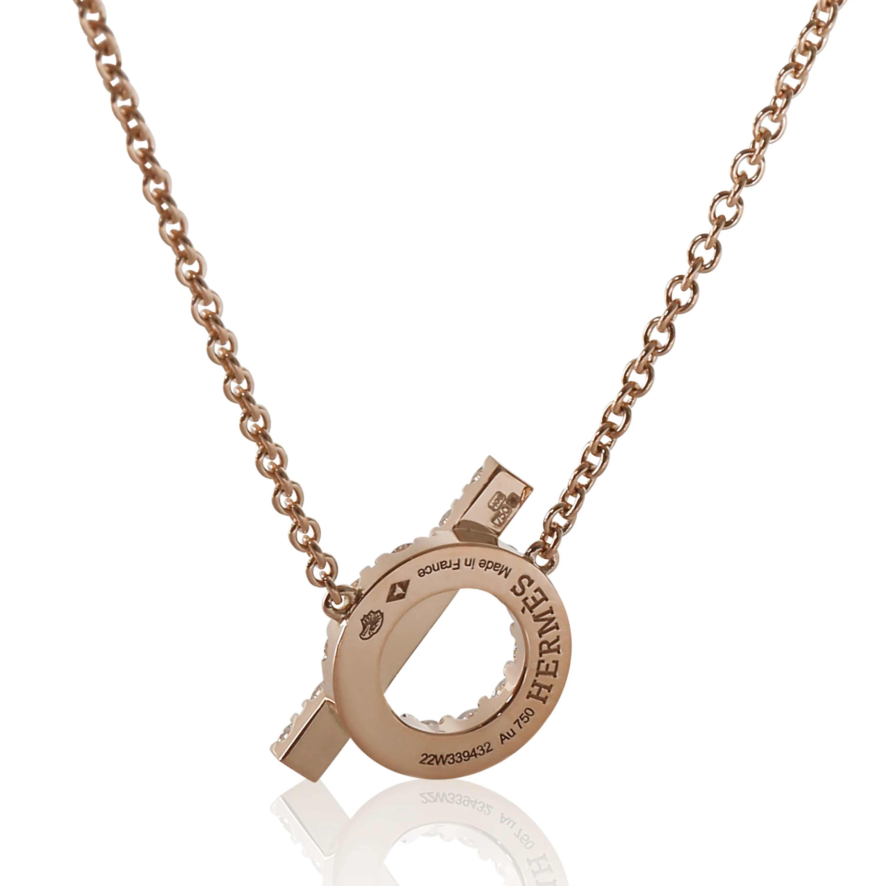 Finesse Pendant in 18k Rose Gold 0.46 CTW - Image 3