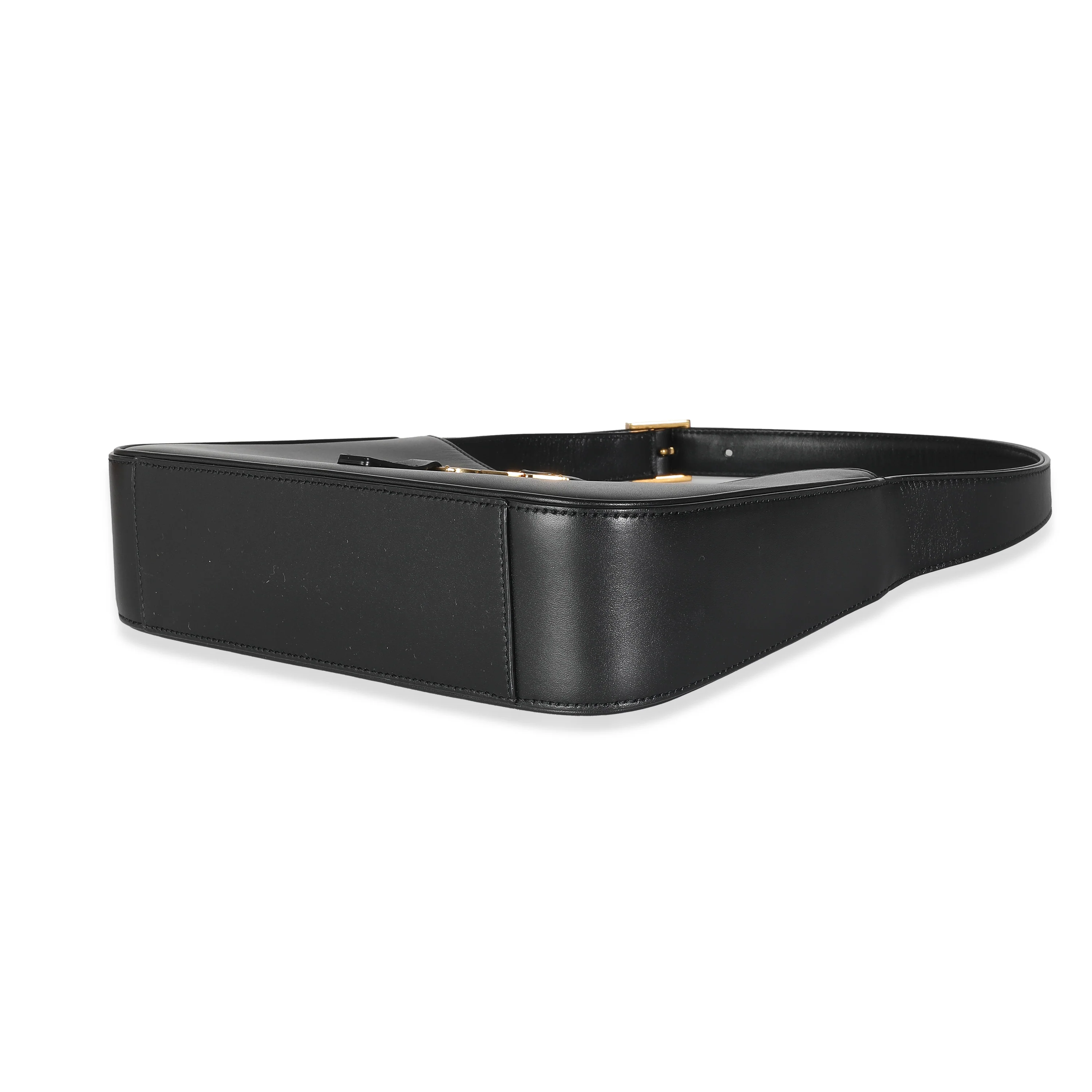 Black Smooth Calfskin Le 5 A 7 Hobo - Image 5