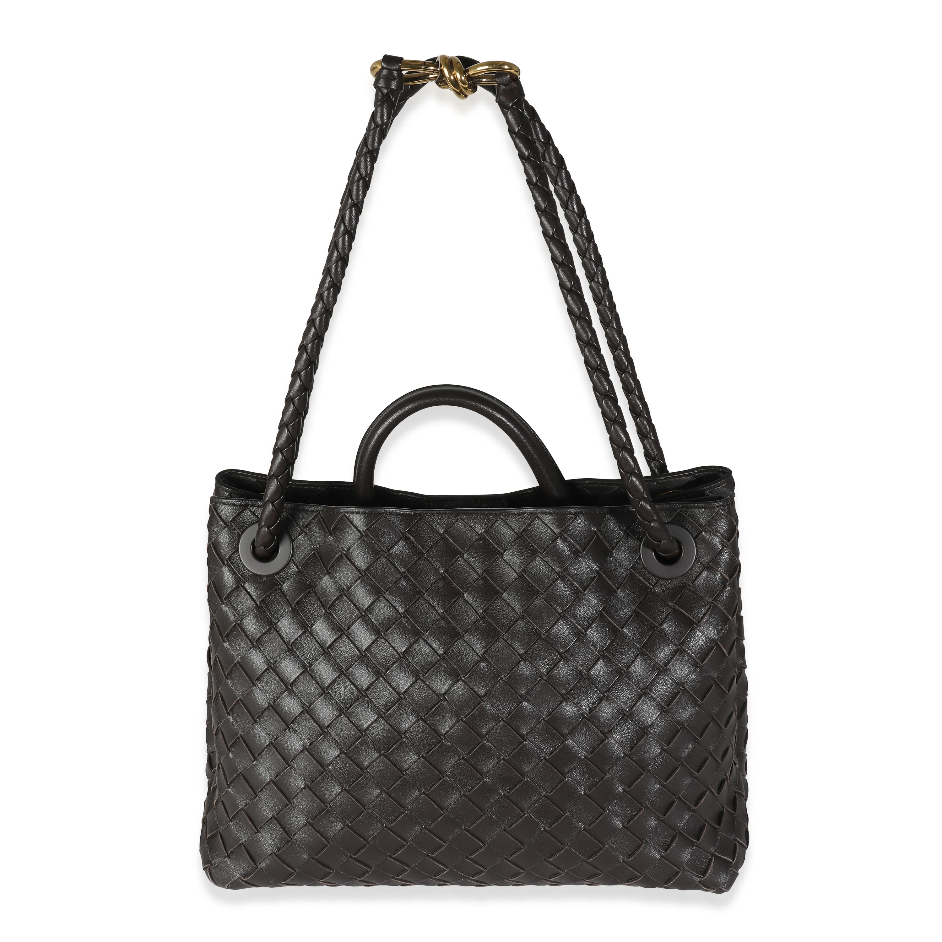 Bottega Veneta Fondant Intrecciato Lambskin Medium Andiamo