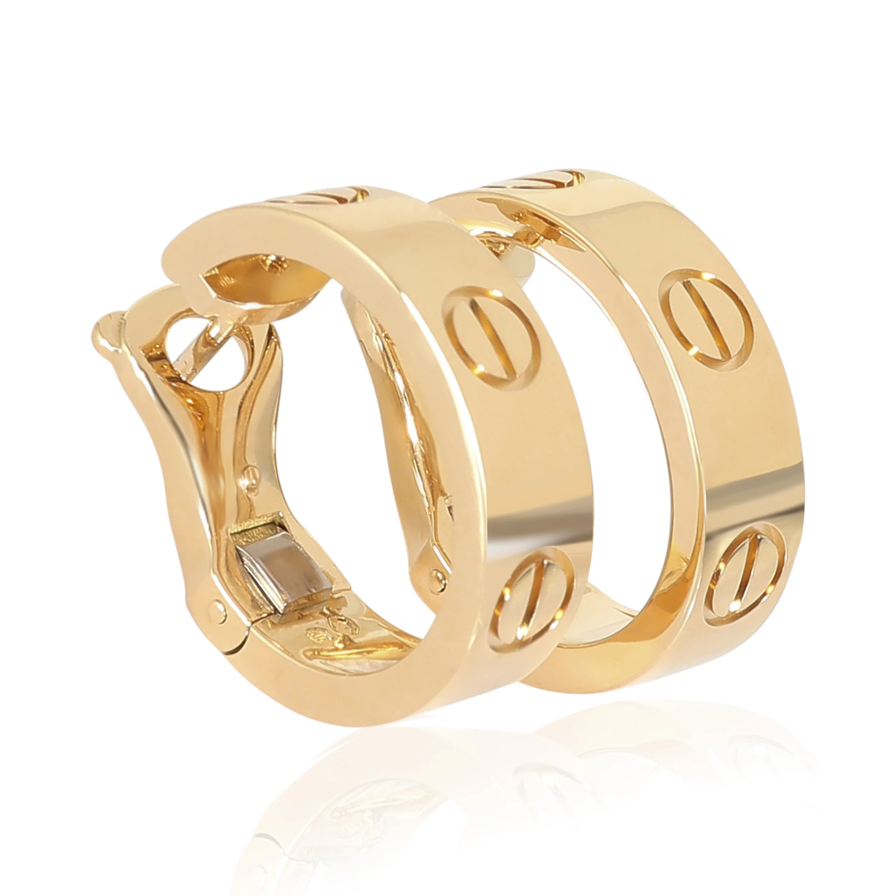 Love Earrings (Yellow Gold) - Image 2
