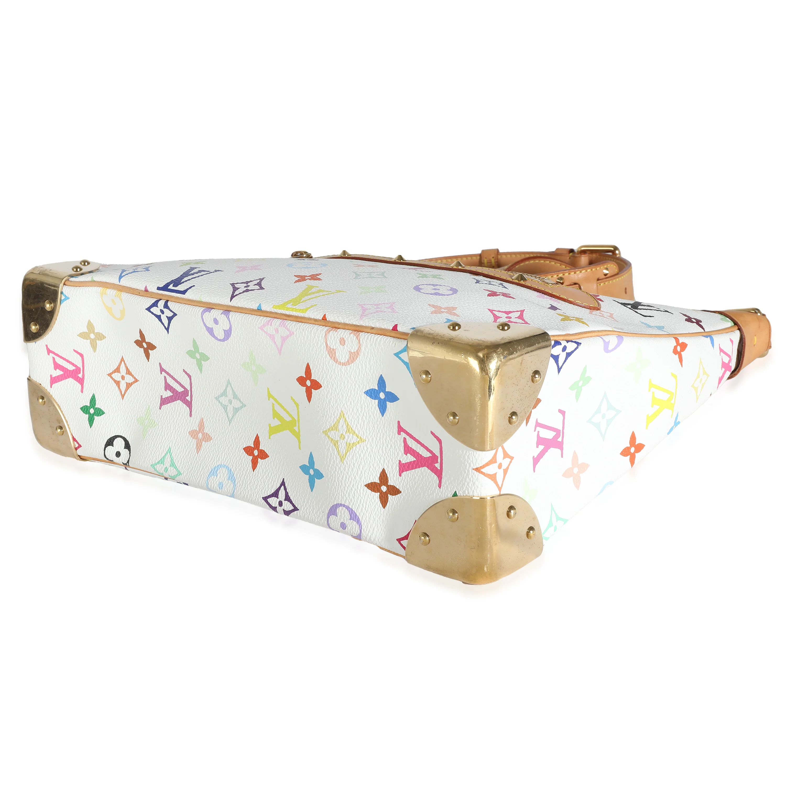 White Monogram Multicolor Canvas Boulogne - Image 7