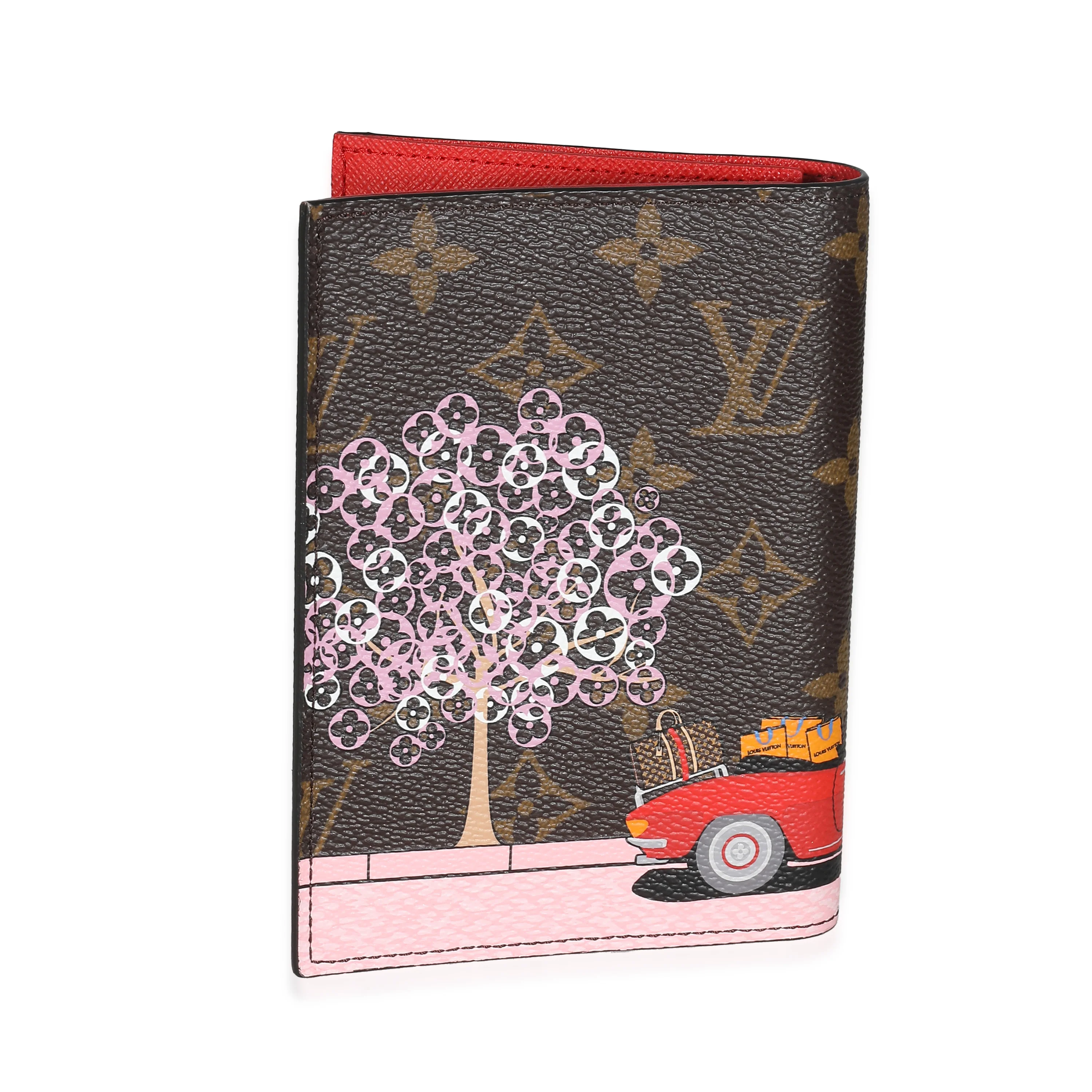 Rouge Monogram Canvas 2019 Christmas Animation Passport Cover - Image 5