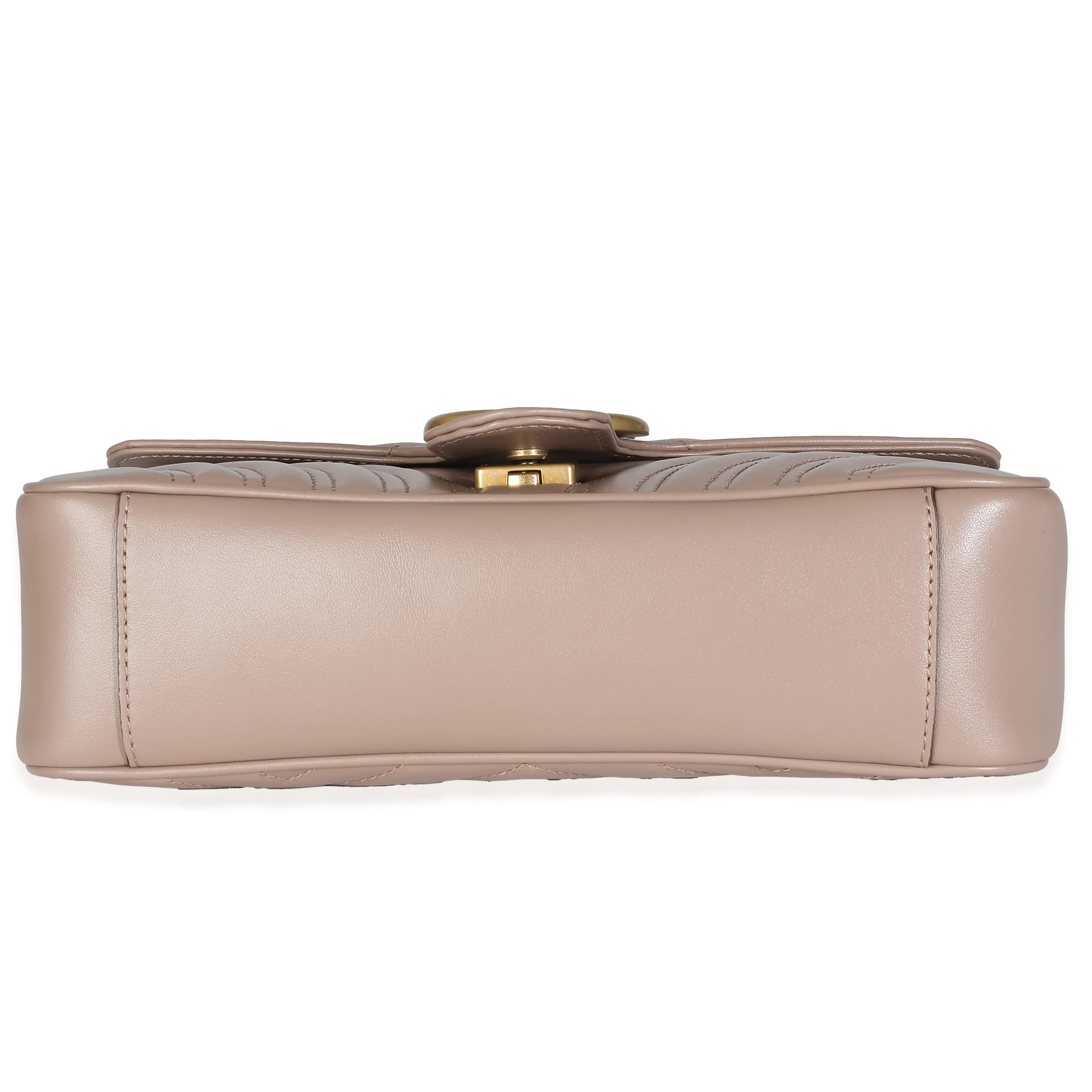 Porcelain Rose Matelasse Calfskin Small GG Marmont Bag - Image 5