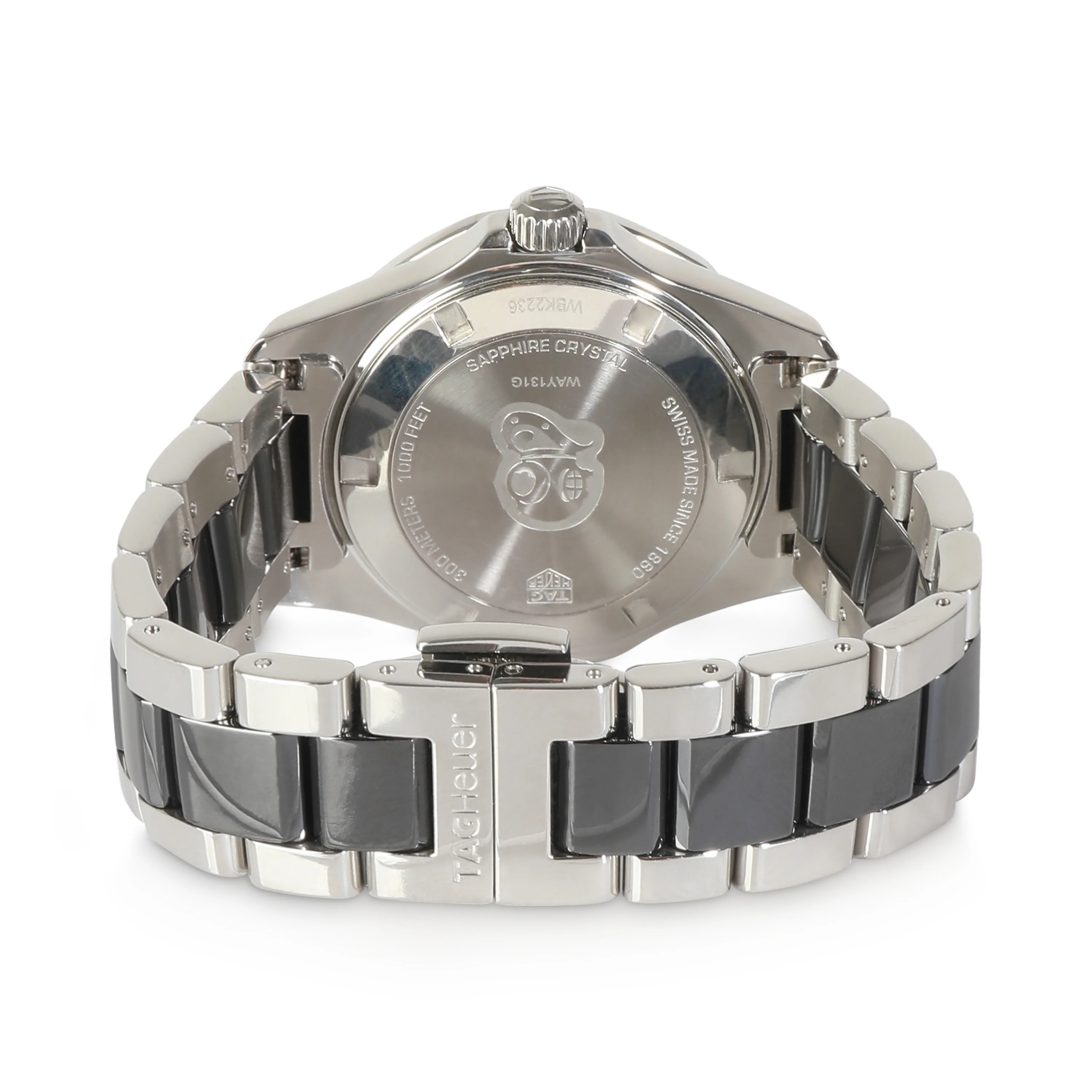 Aquaracer WAY131G.BA0913 Unisex Watch in Stainless Steel/Ceramic - Image 4