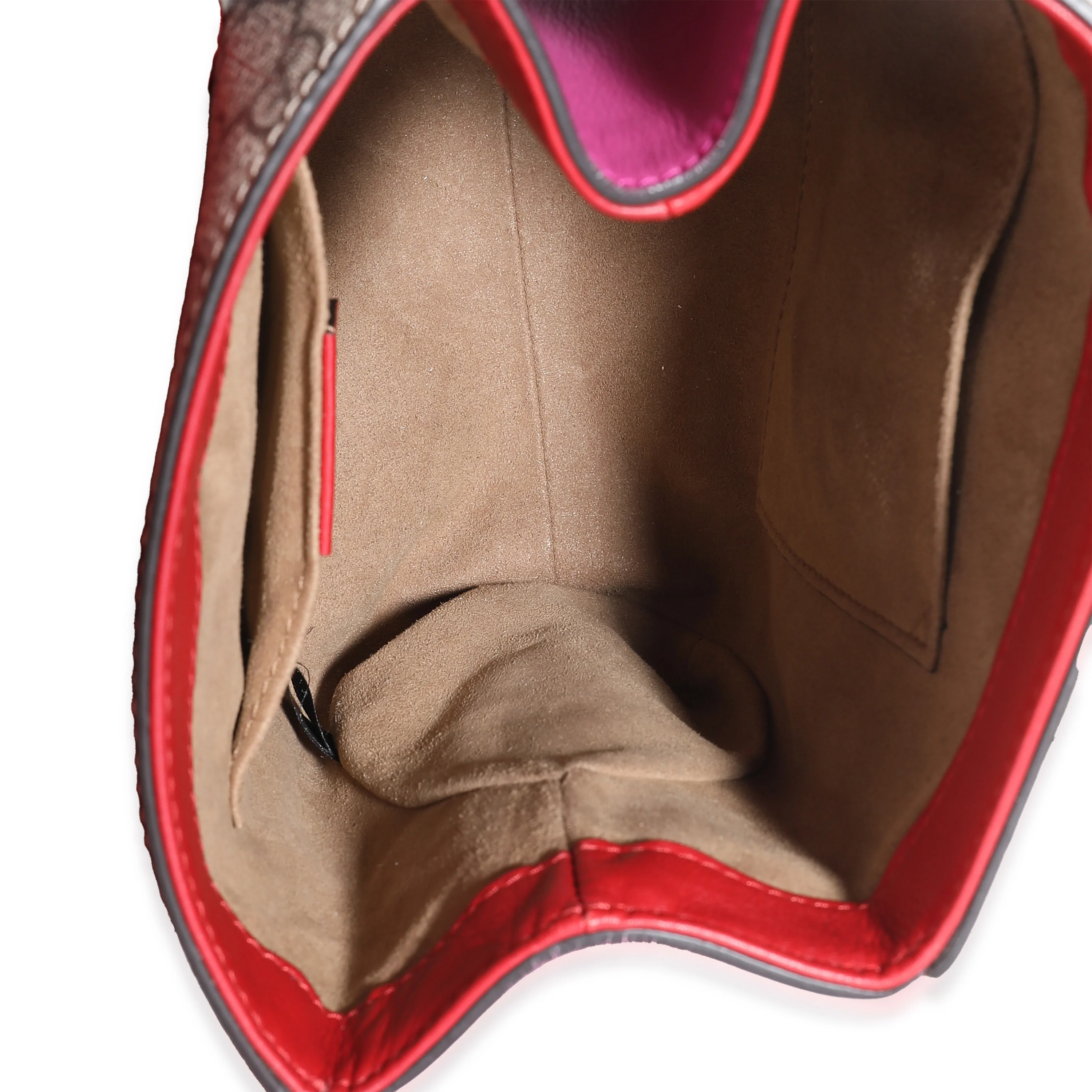 Multicolor Calfskin Beige GG Supreme Canvas Padlock Backpack - Image 8
