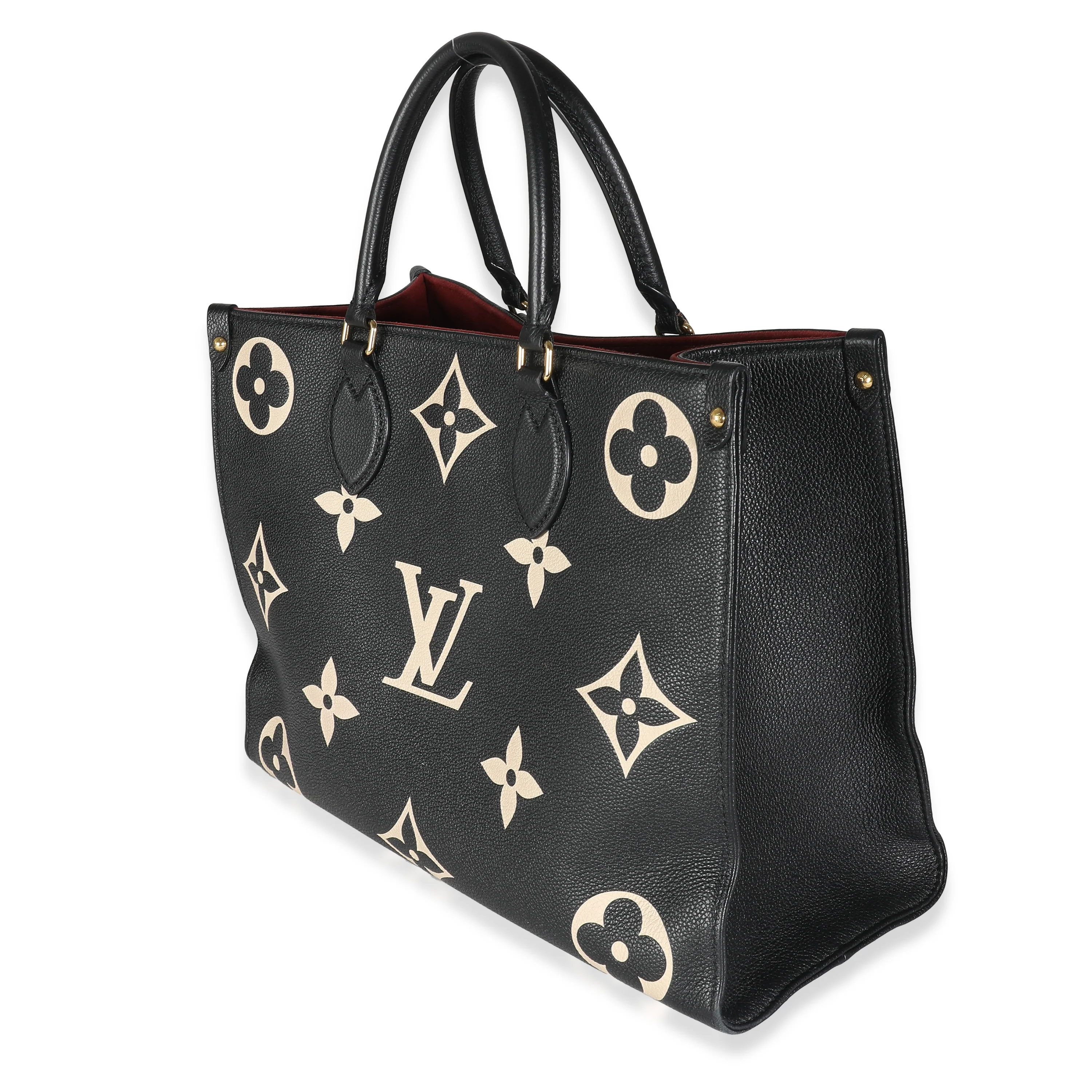 Black Beige Monogram Giant Empreinte Onthego MM - Image 2