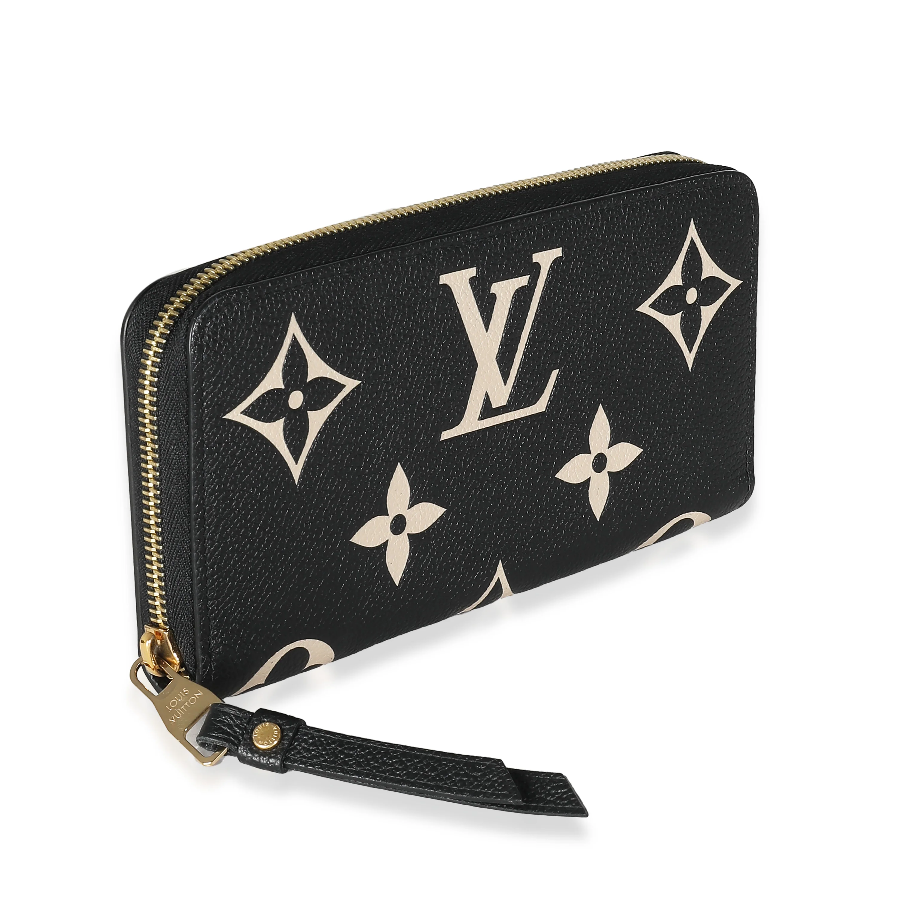 Beige Black Monogram Giant Empreinte Zippy Wallet - Image 3