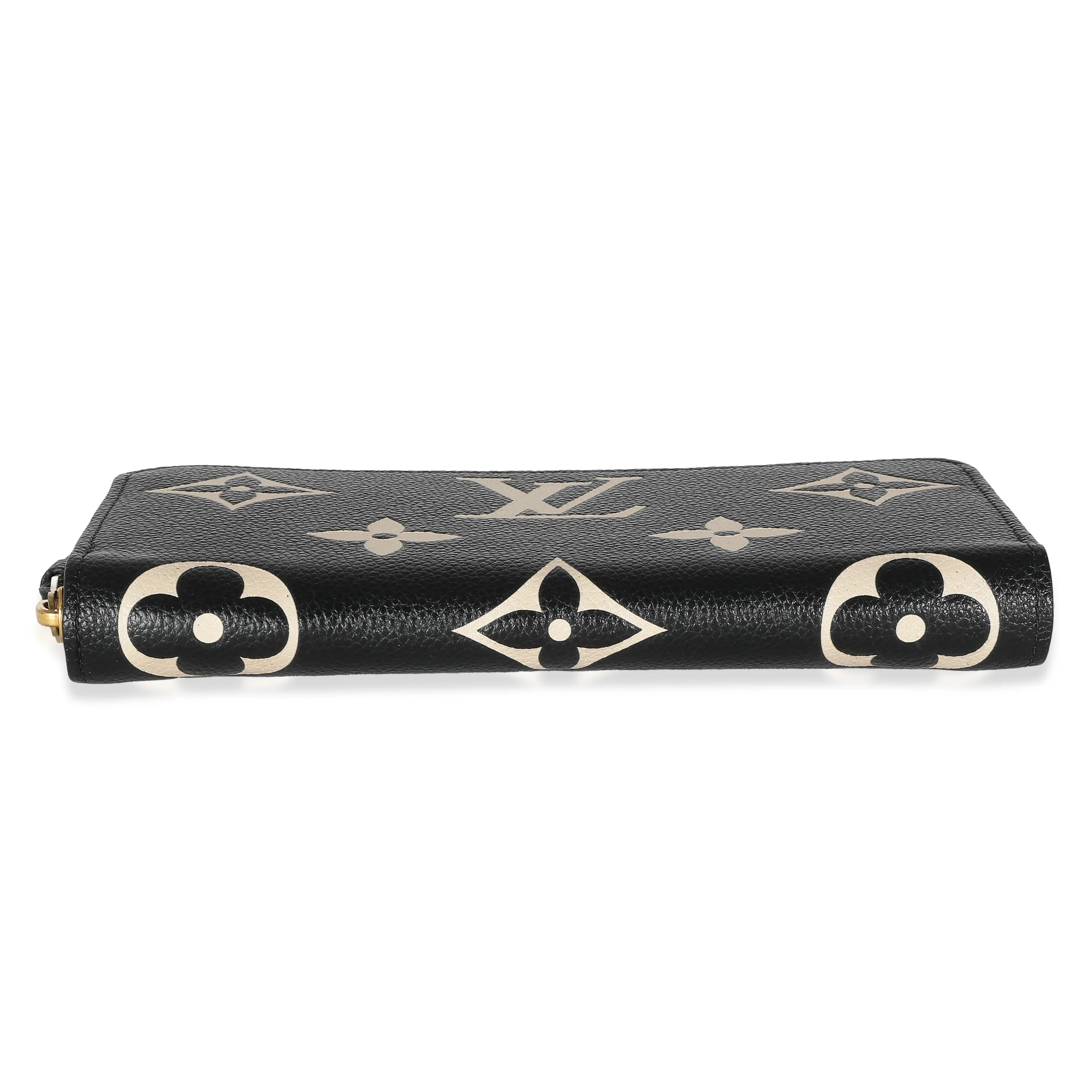 Beige Black Monogram Giant Empreinte Zippy Wallet - Image 6
