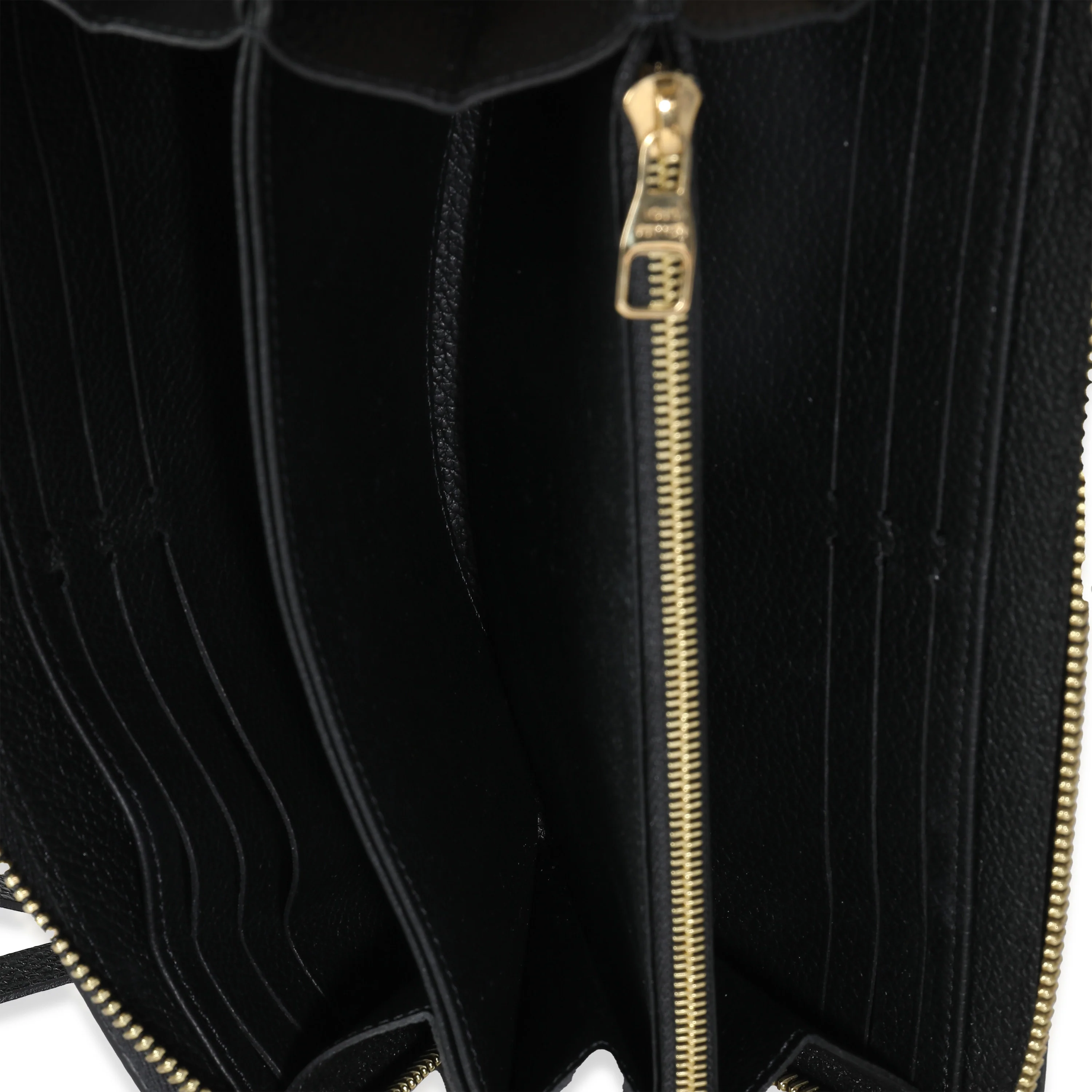 Beige Black Monogram Giant Empreinte Zippy Wallet - Image 8