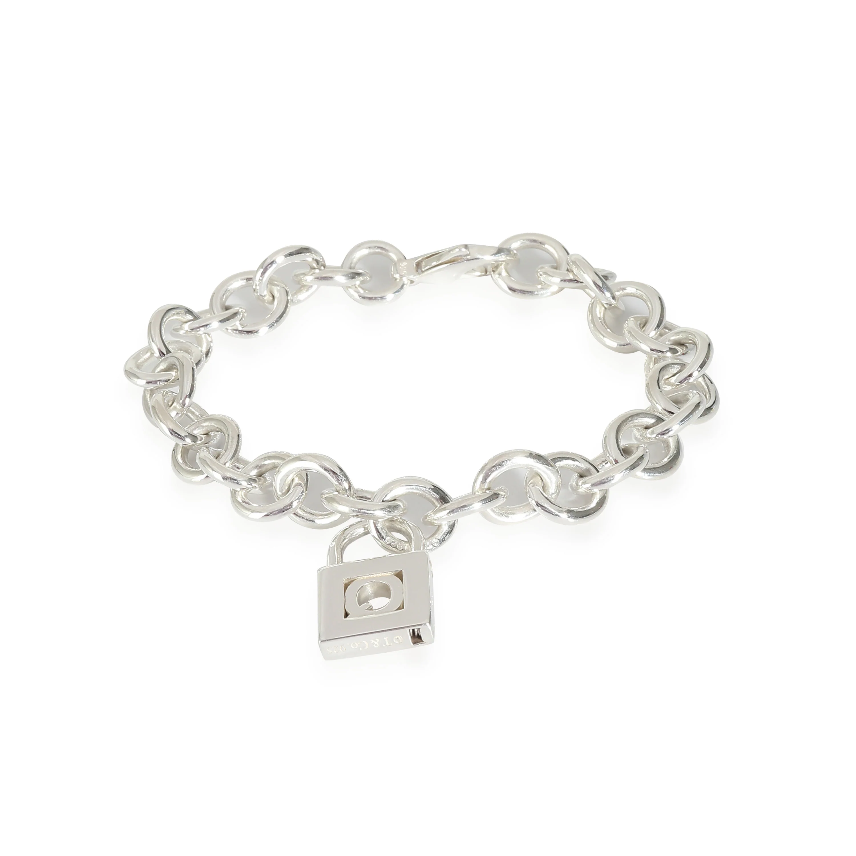 Q Lock Charm Bracelet in  Sterling Silver - Image 2
