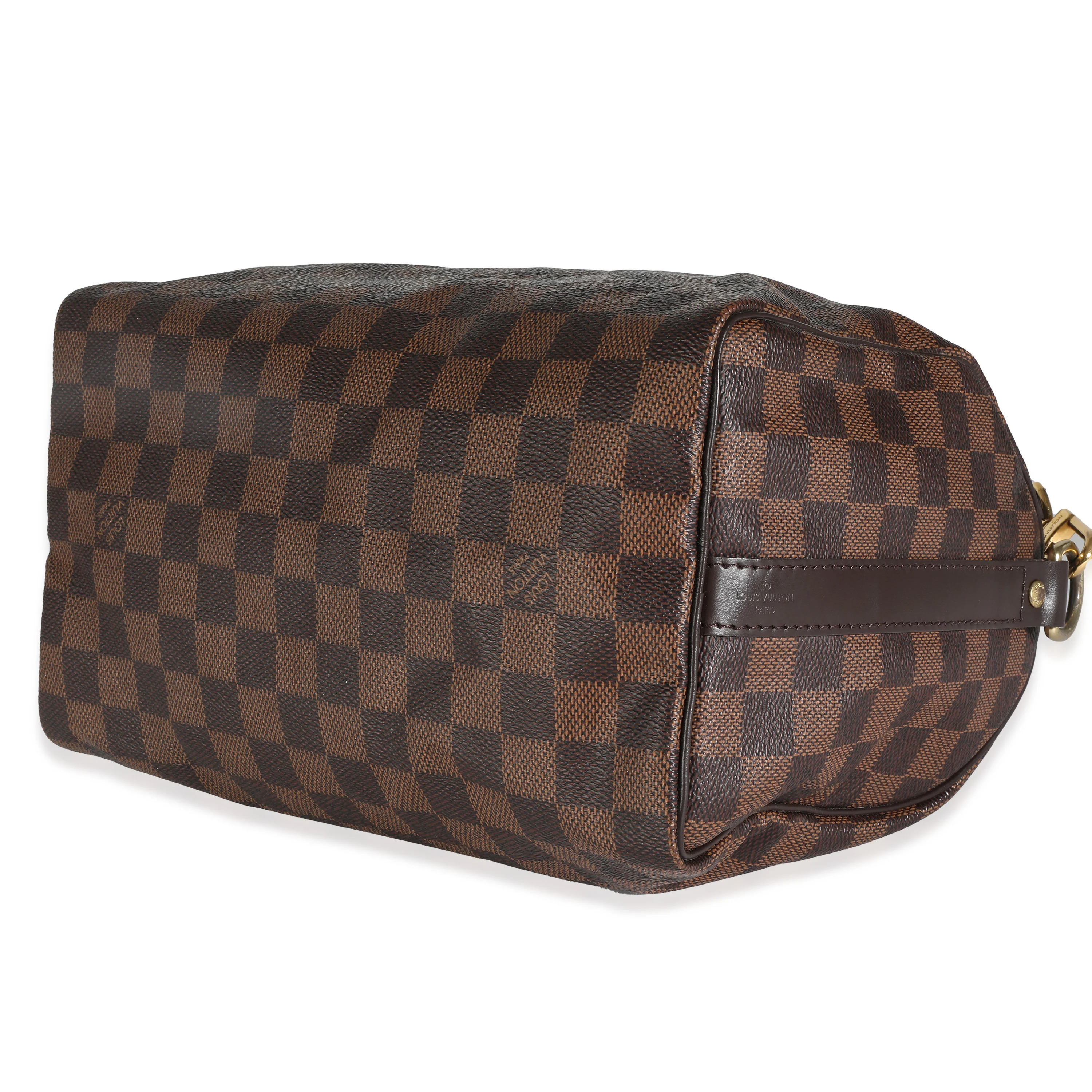 Louis Vuitton Damier Ebene Canvas Speedy Bandouliere 25 - Image 6