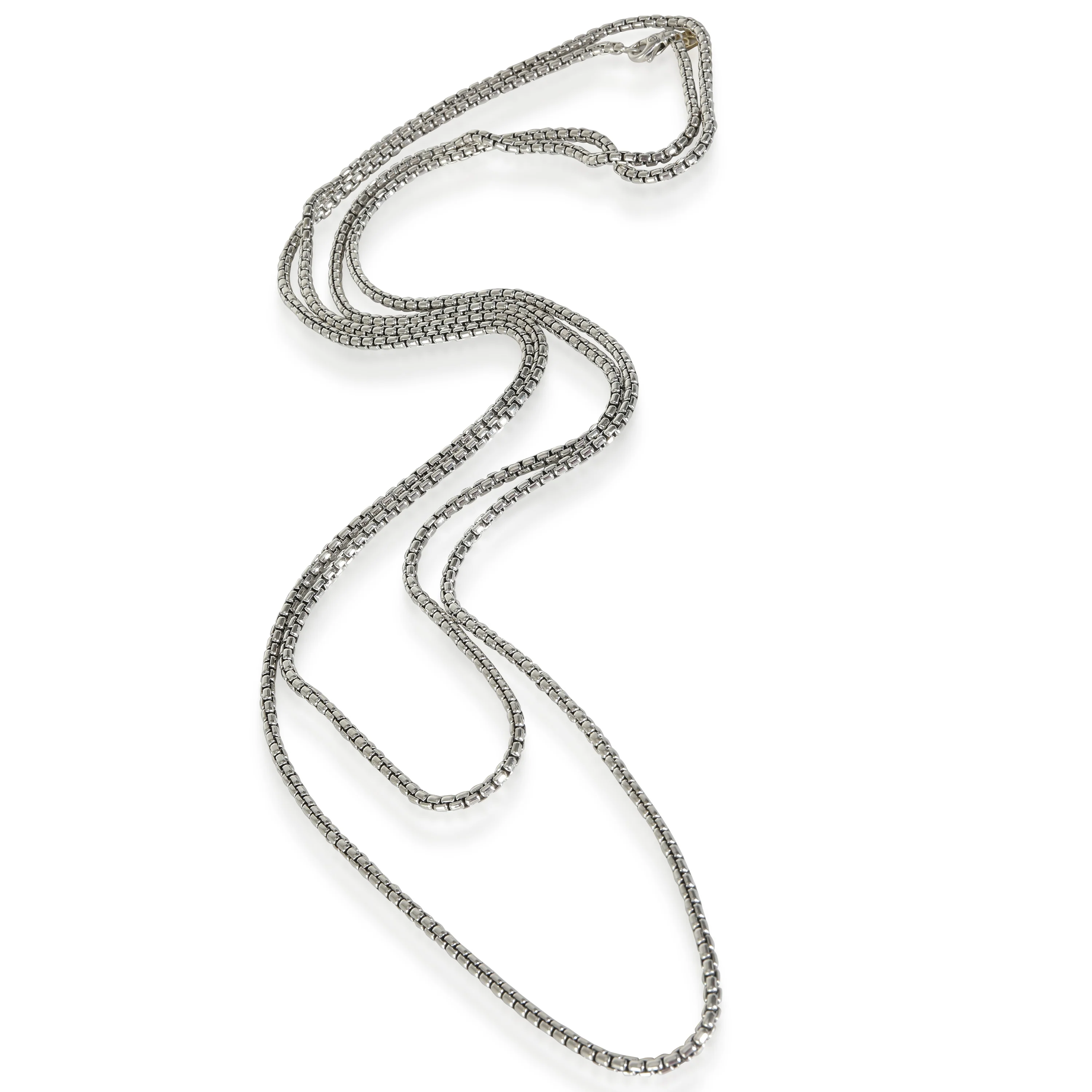 Chain Collection Fashion Necklace in 14k Yellow Gold/Sterling Silve - Image 2
