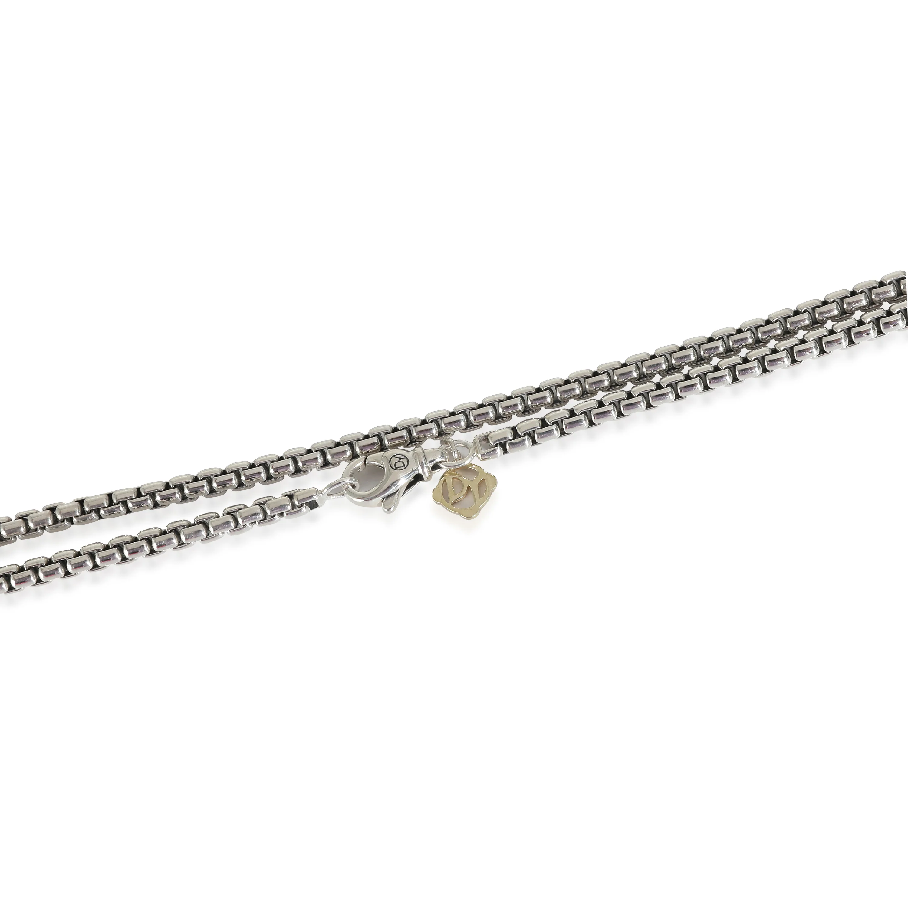 Chain Collection Fashion Necklace in 14k Yellow Gold/Sterling Silve - Image 3