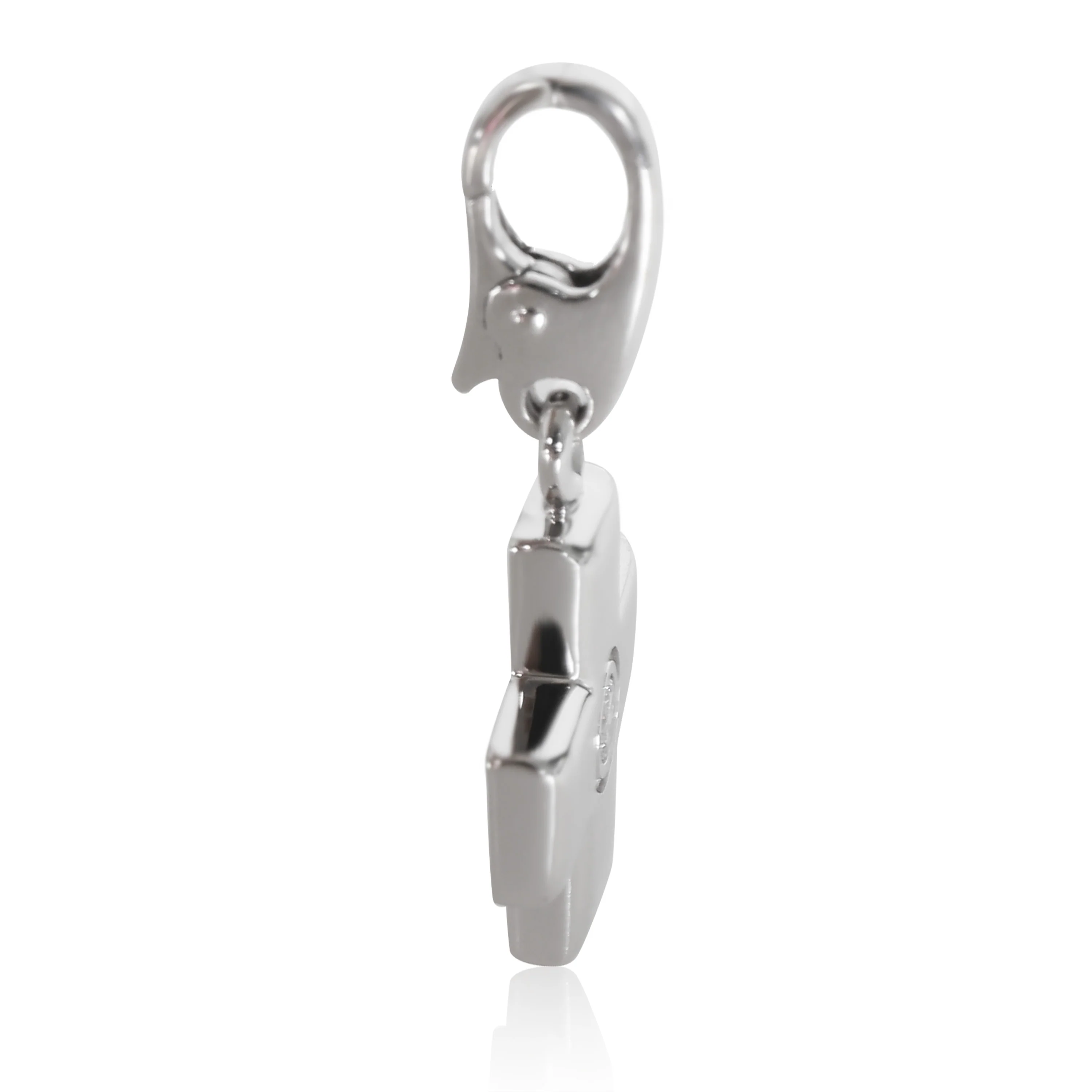 Diamond Cross Charm (White Gold) - Image 2