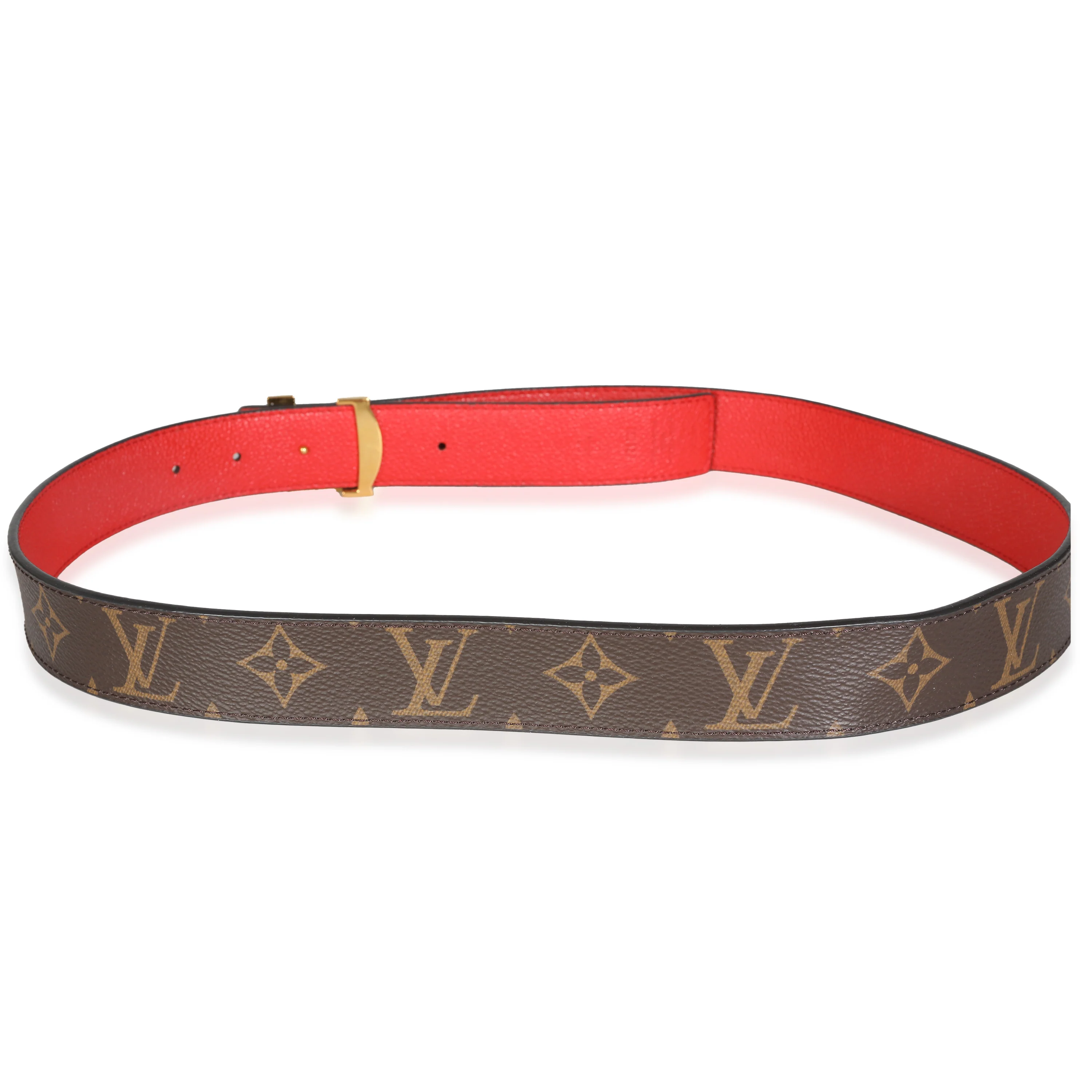 Coquelicot Monogram Canvas Reversible LV Initiales Belt 30mm 90/36 - Image 3