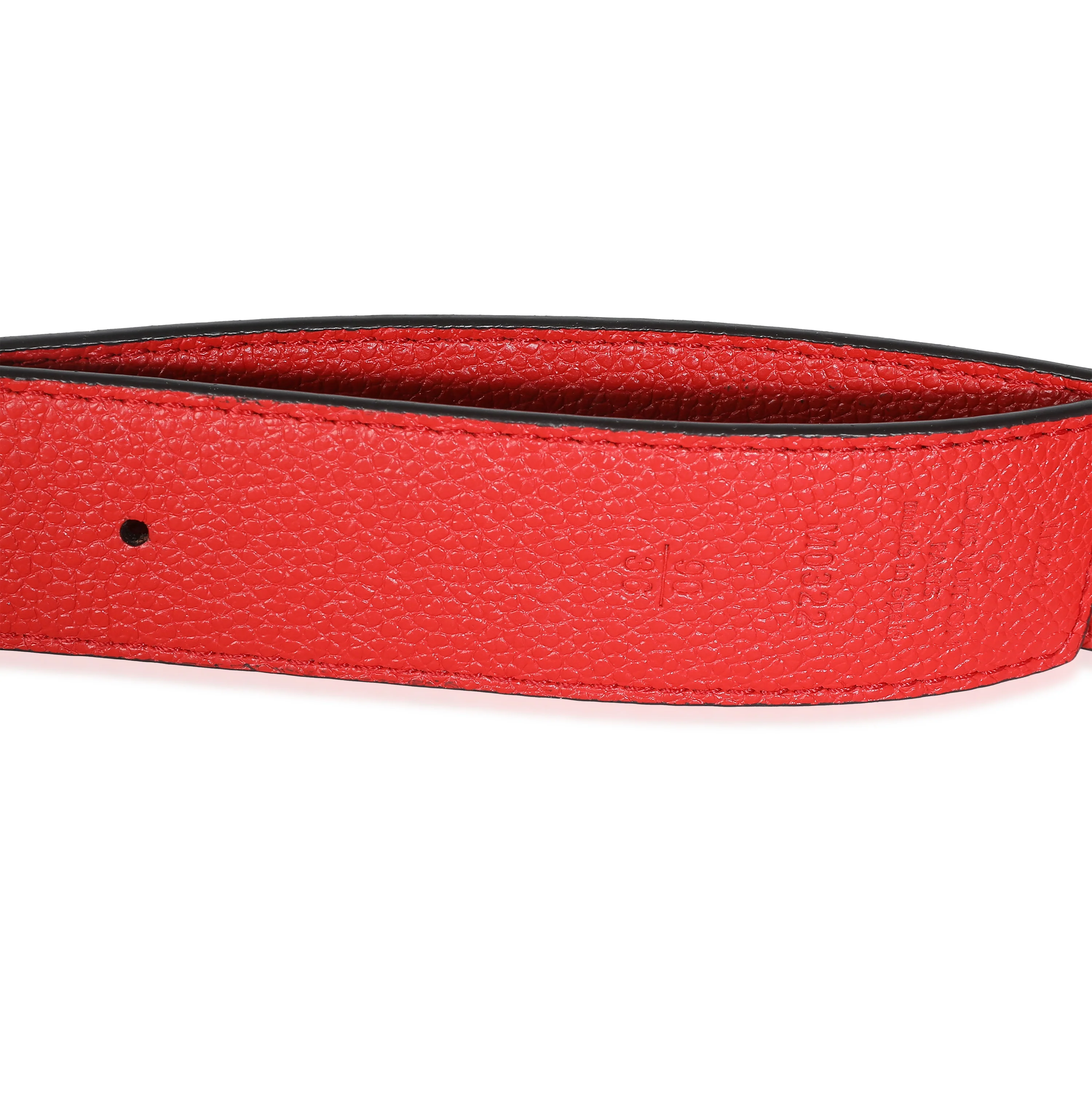 Coquelicot Monogram Canvas Reversible LV Initiales Belt 30mm 90/36 - Image 4