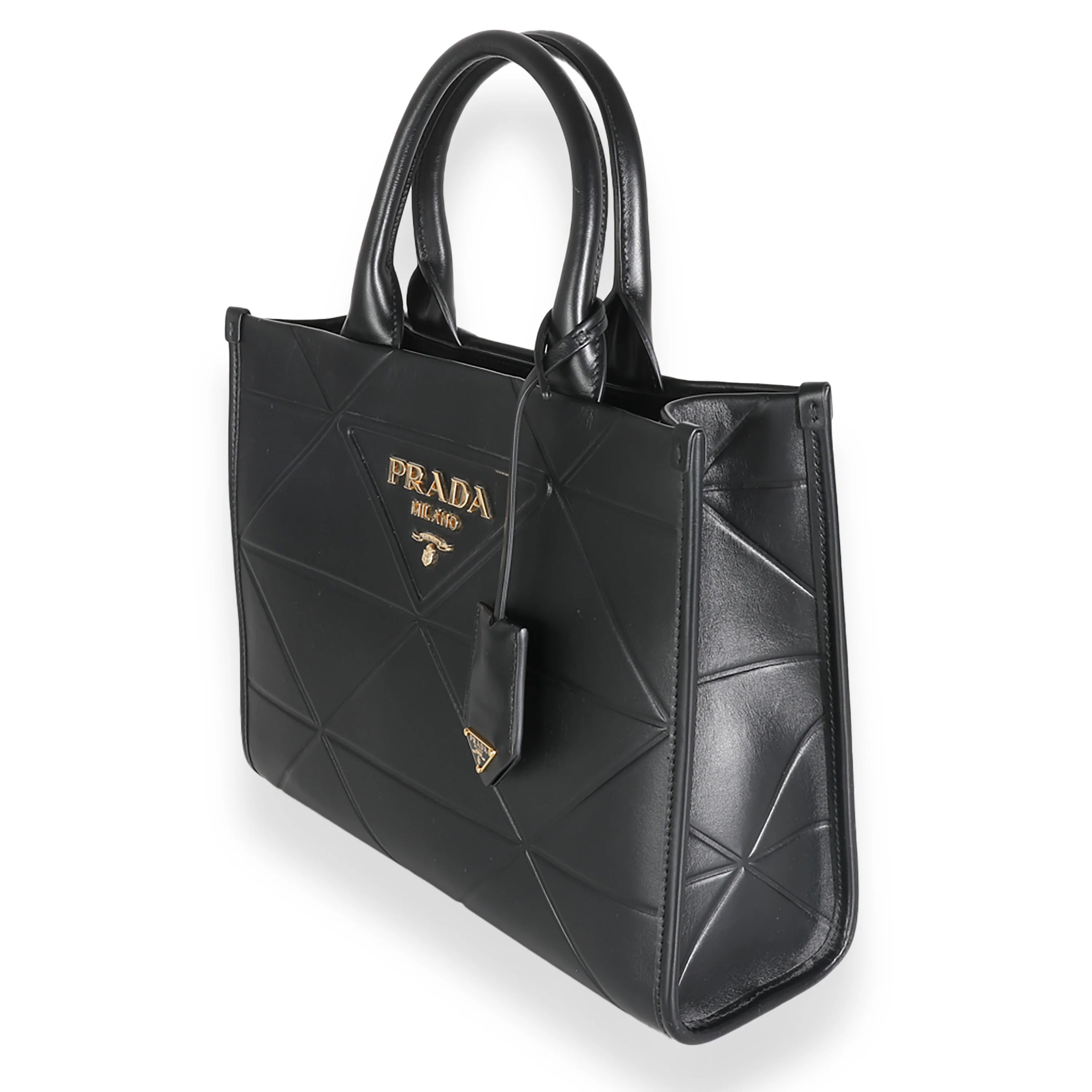 Black Soft Calfskin Small Symbole Tote - Image 2
