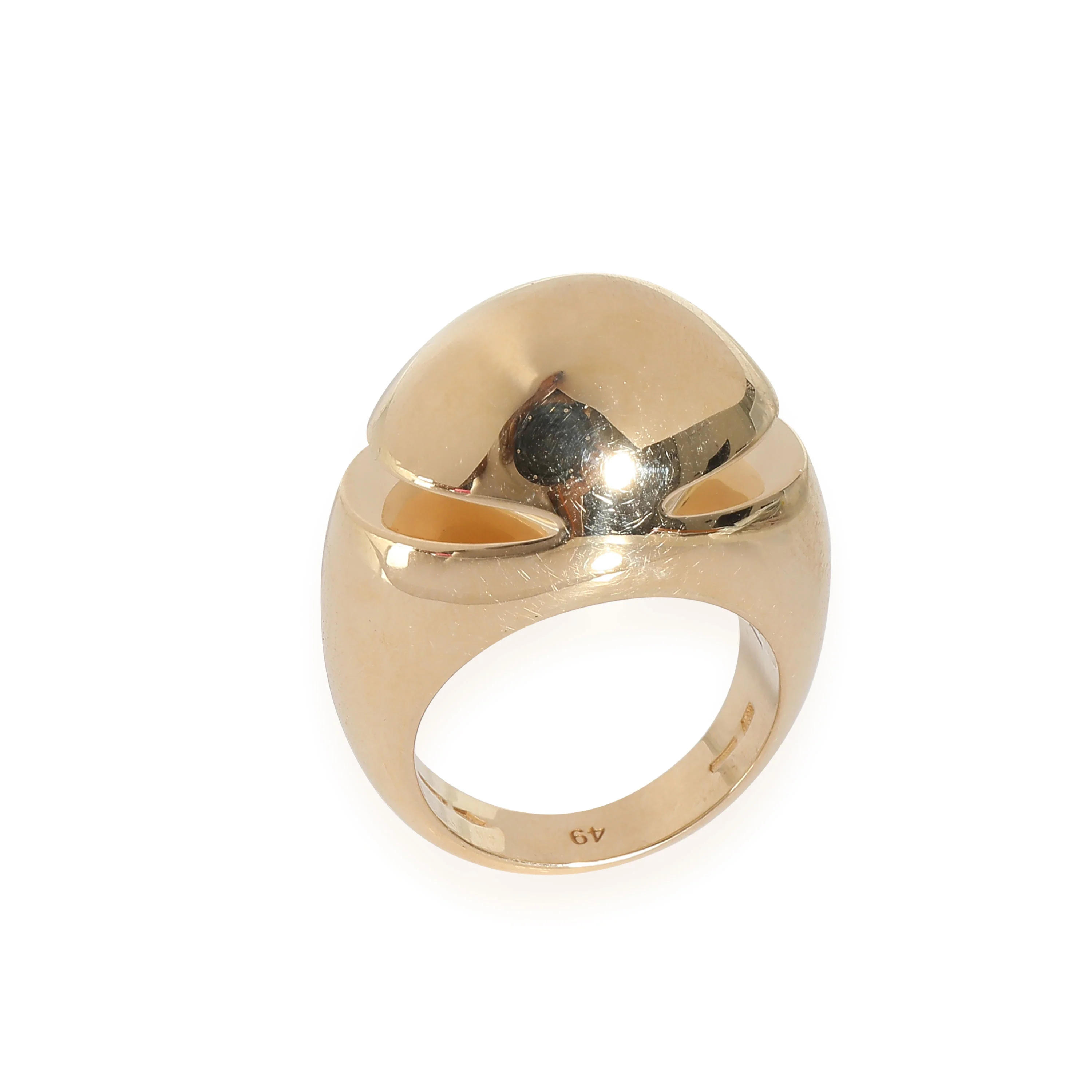 Cabochon Ring in 18k Yellow Gold - Image 3