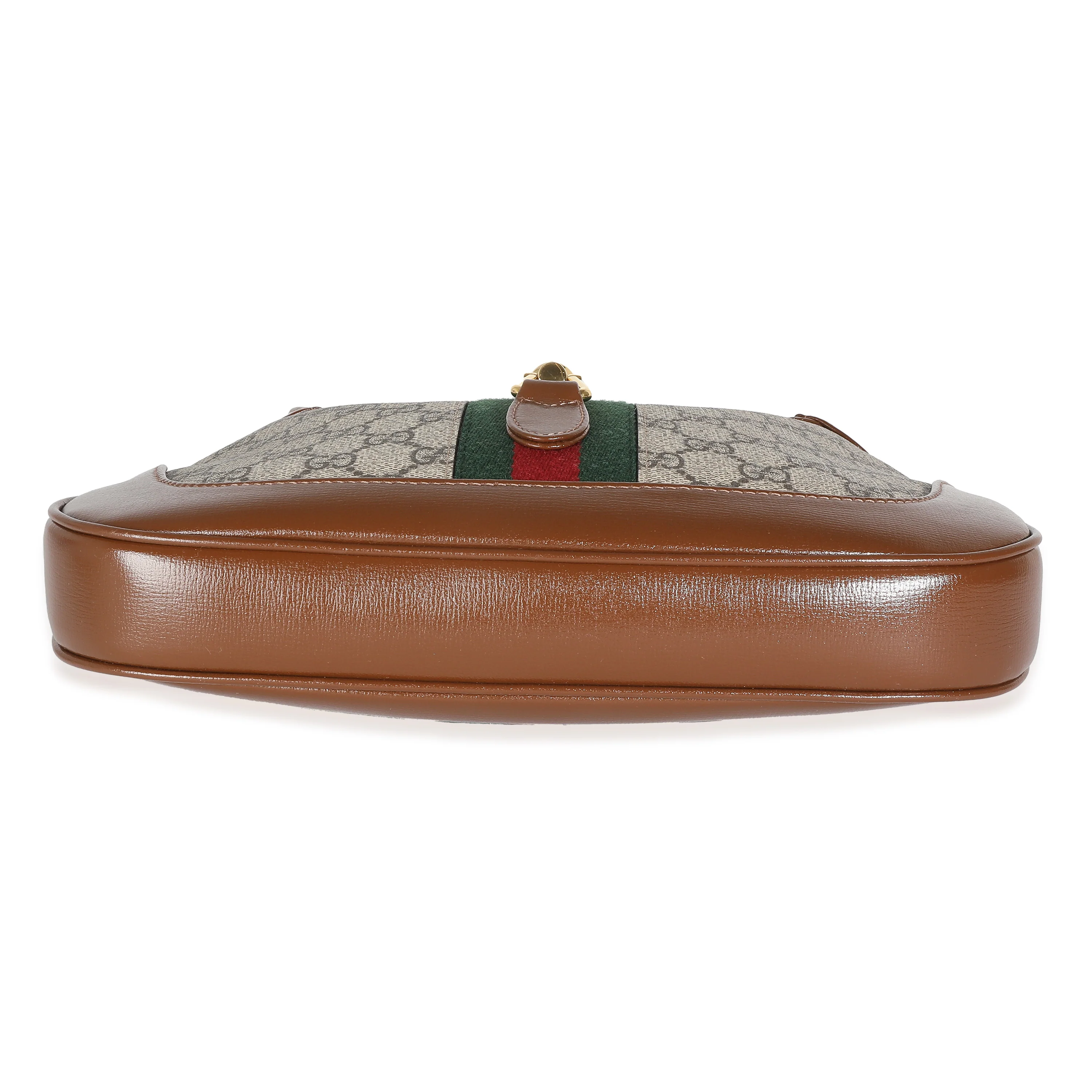 Brown Beige GG Canvas Small 1961 Jackie Hobo - Image 7
