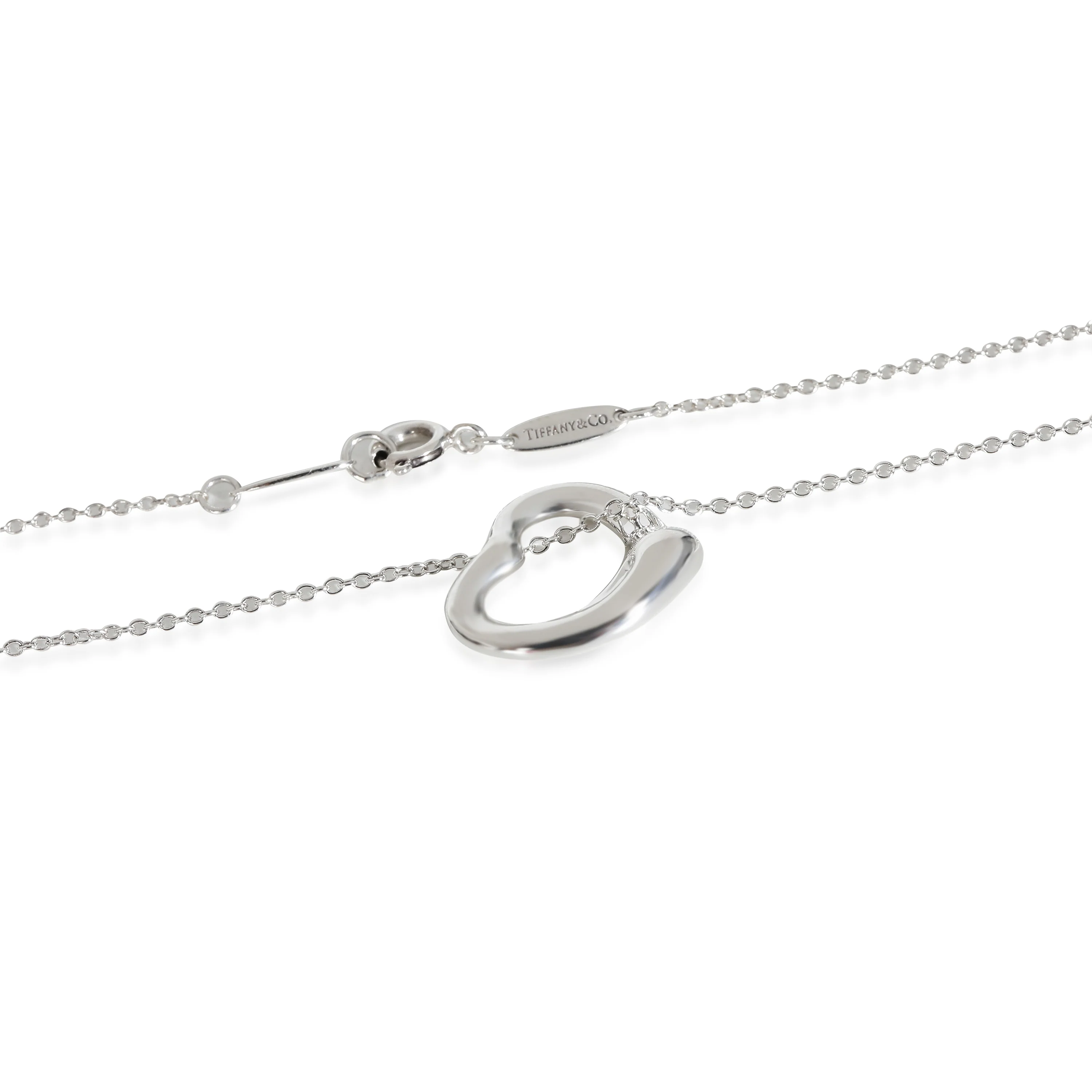 Elsa Peretti Open Heart Pendant in Sterling Silver - Image 3