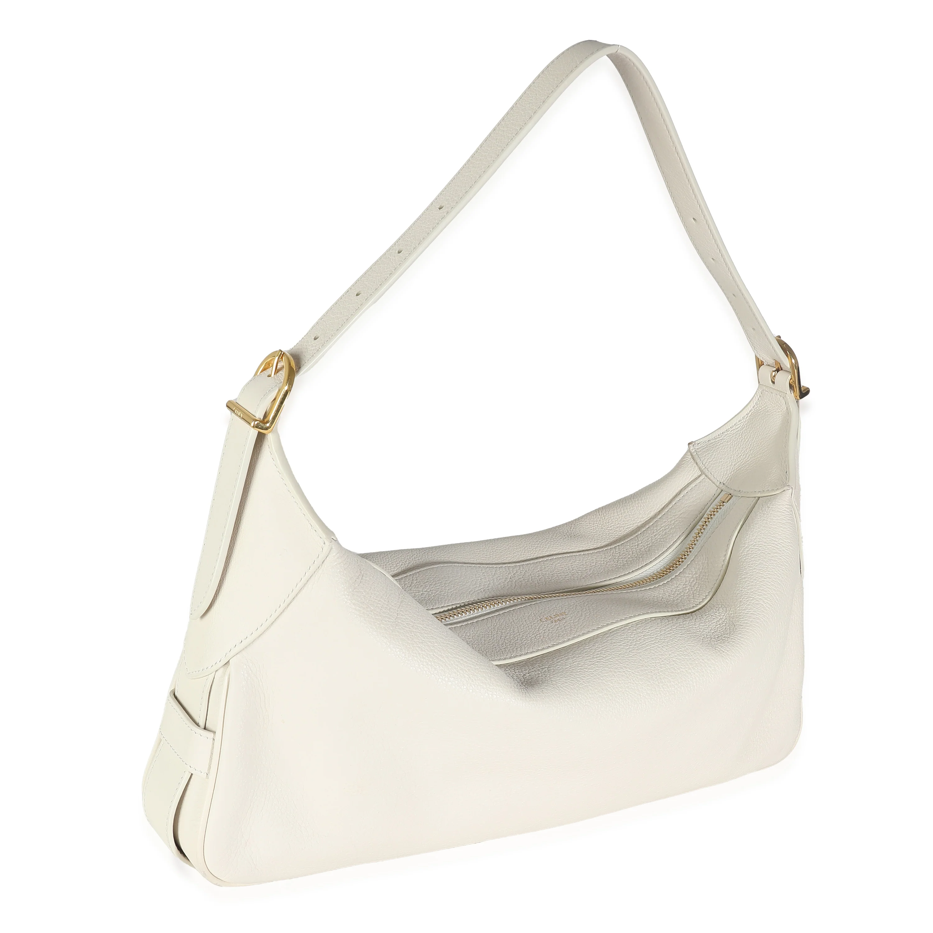White Supple Calfskin Medium Romy - Image 3