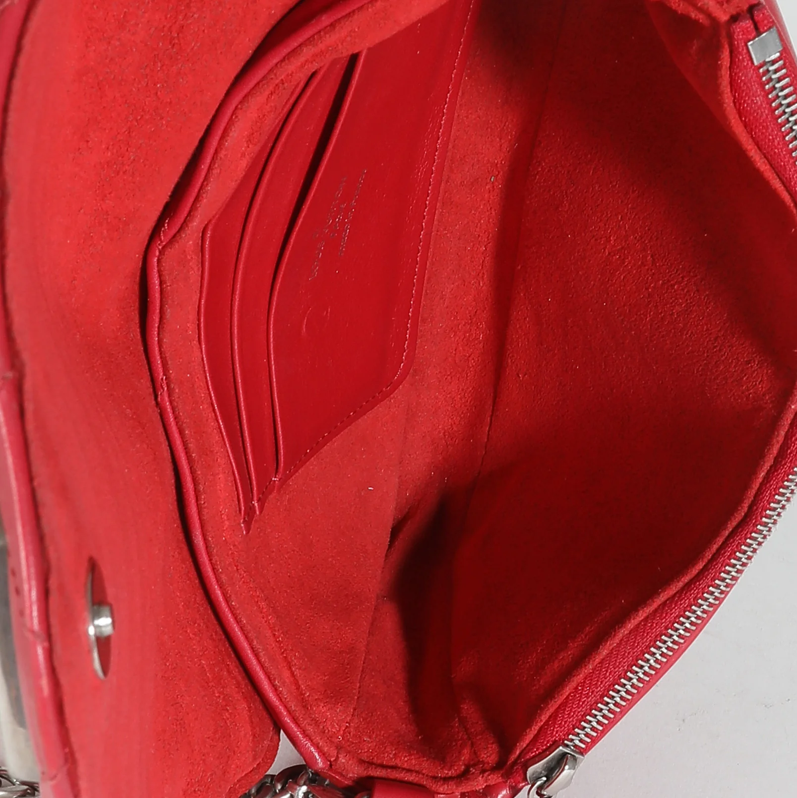 Scarlet Calfskin New Wave Chain Pochette - Image 10