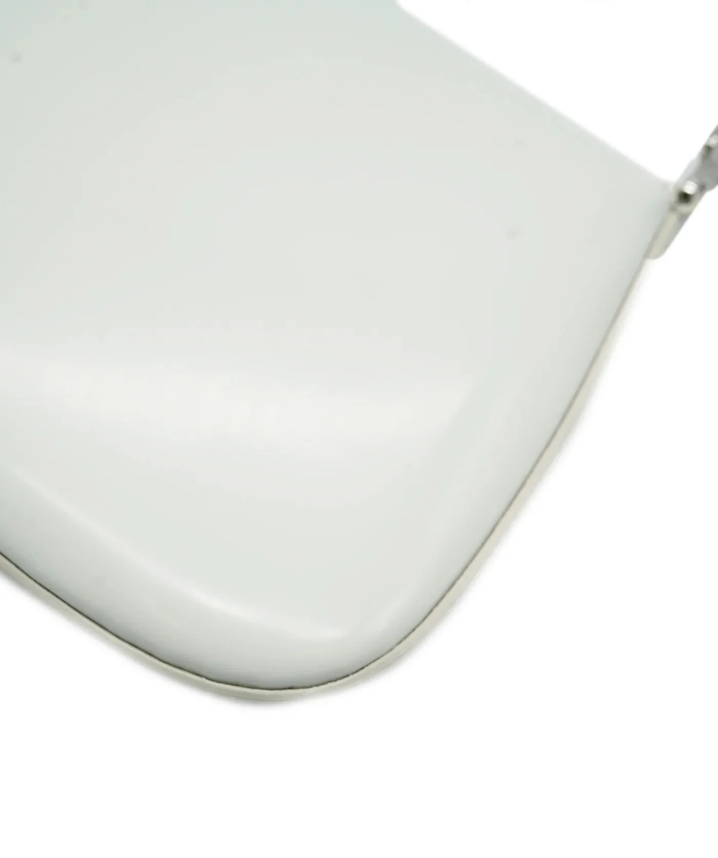 White Brushed Leather Mini Cleo - Image 3