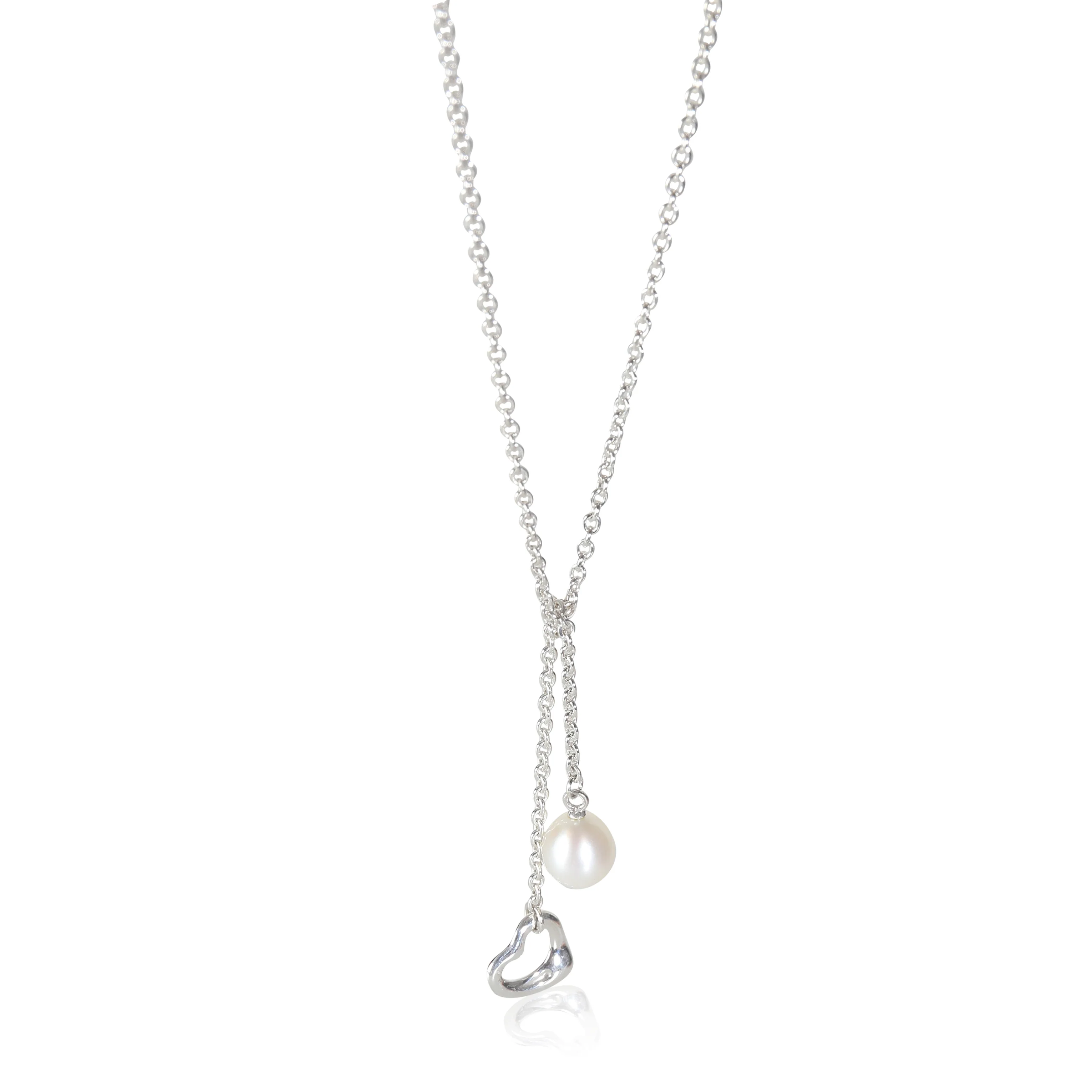 Elsa Peretti Pearl Fashion Necklace in Sterling Silver