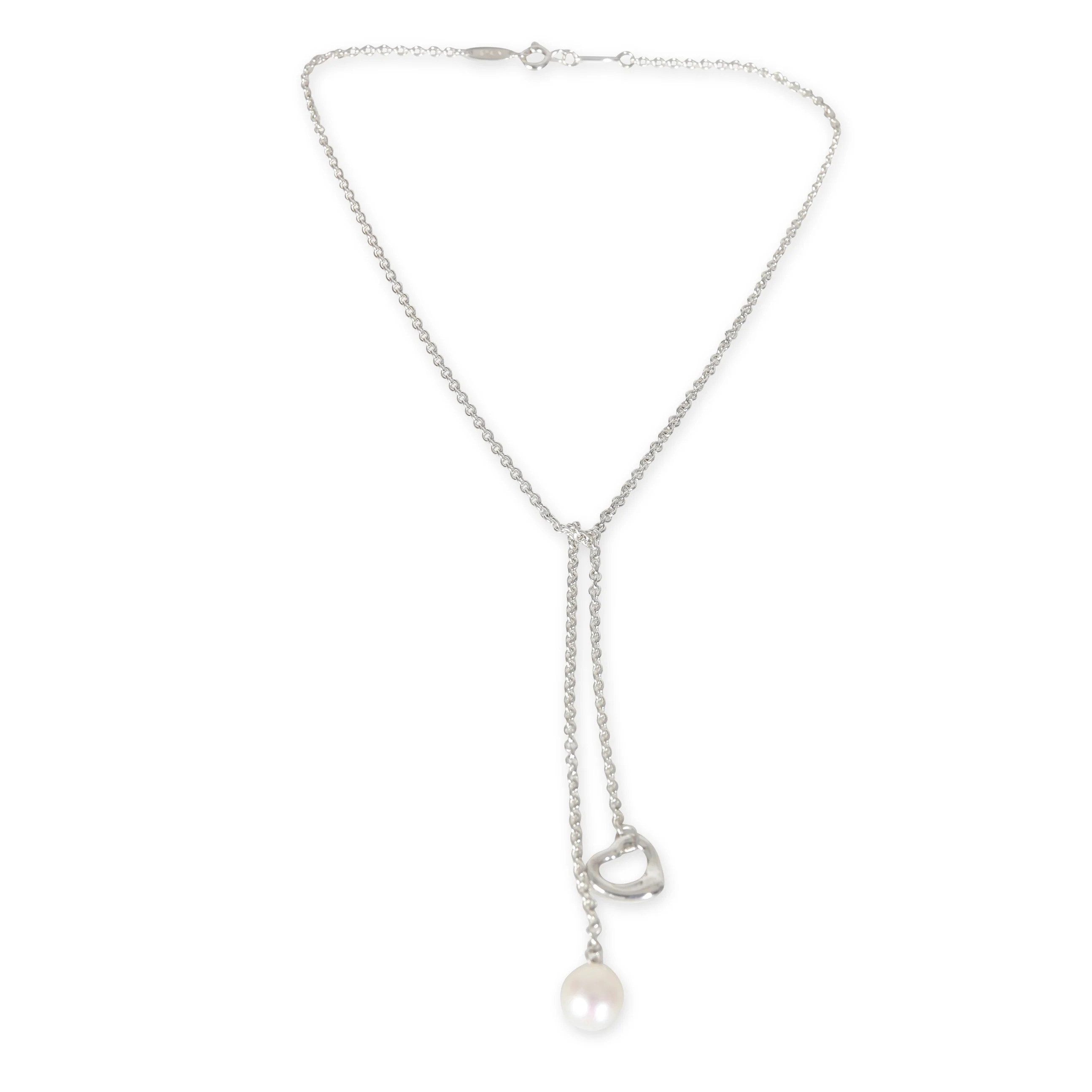 Elsa Peretti Pearl Fashion Necklace in Sterling Silver - Image 3