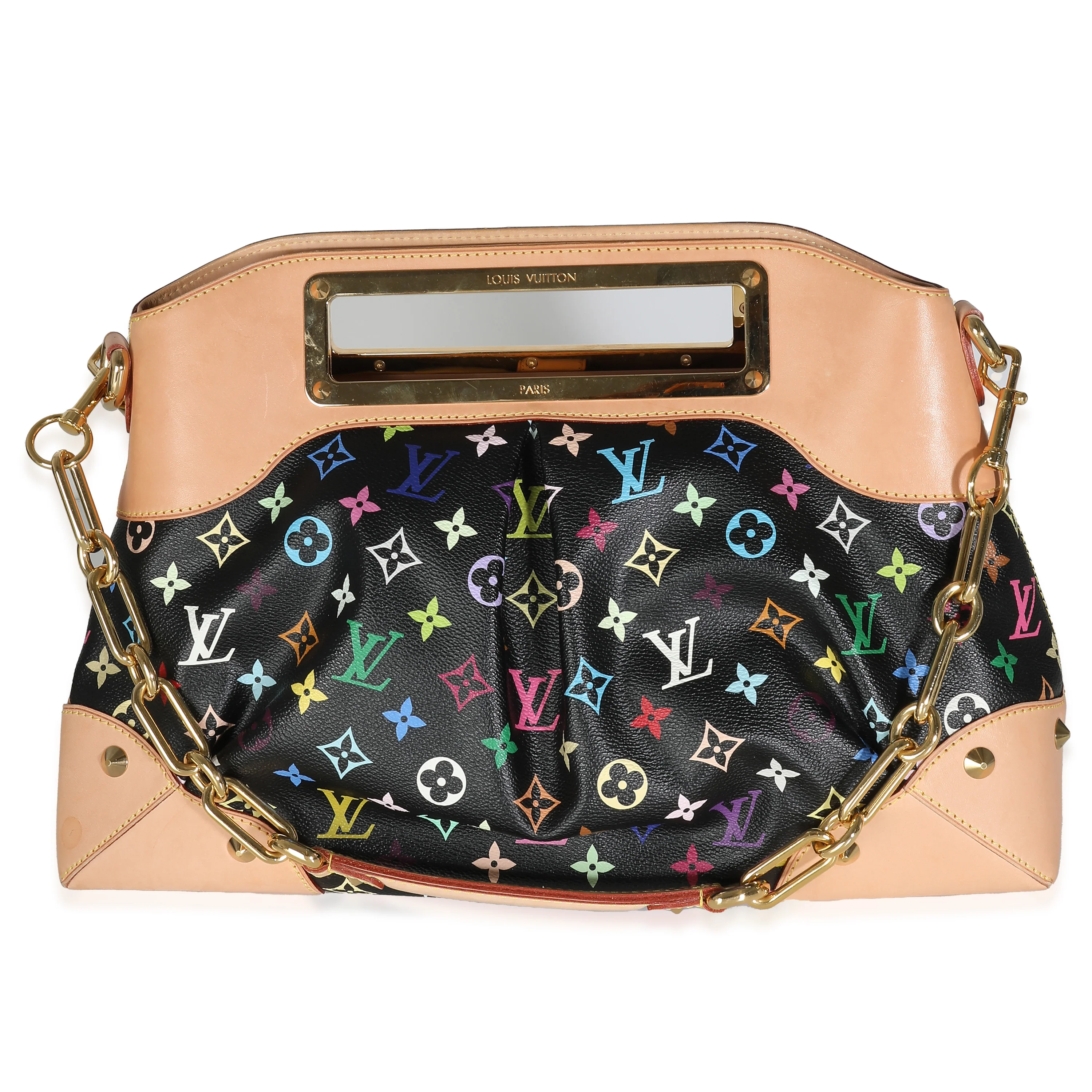 Black Monogram Multicolore Canvas Judy MM - Image 5