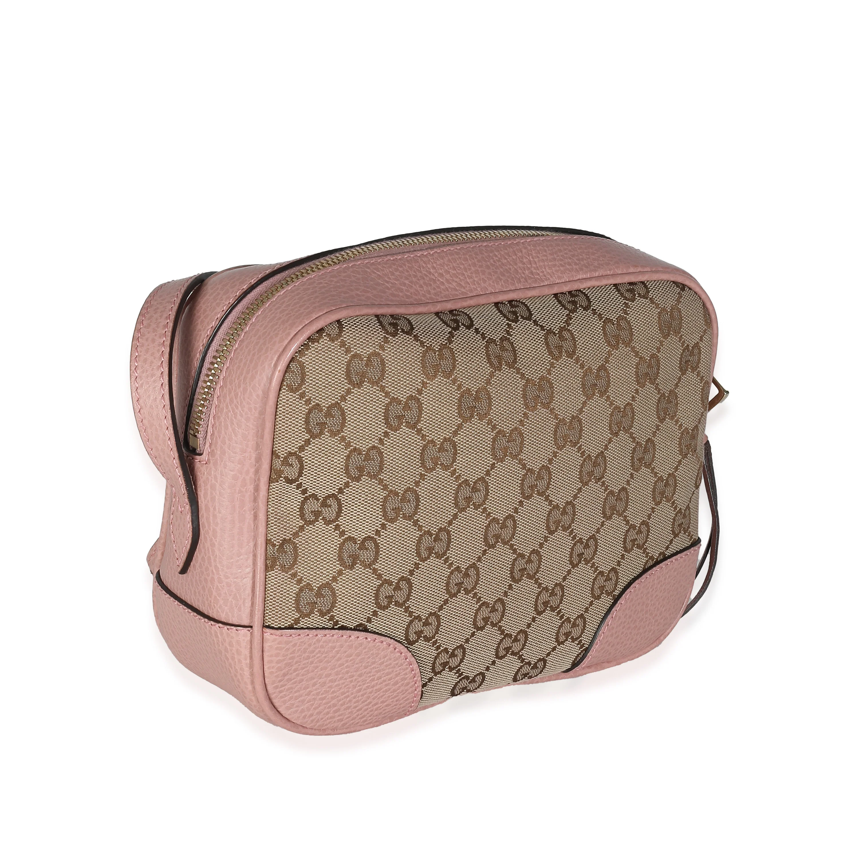 Pink Dollar Calfskin GG Canvas Mini Bree Messenger - Image 3
