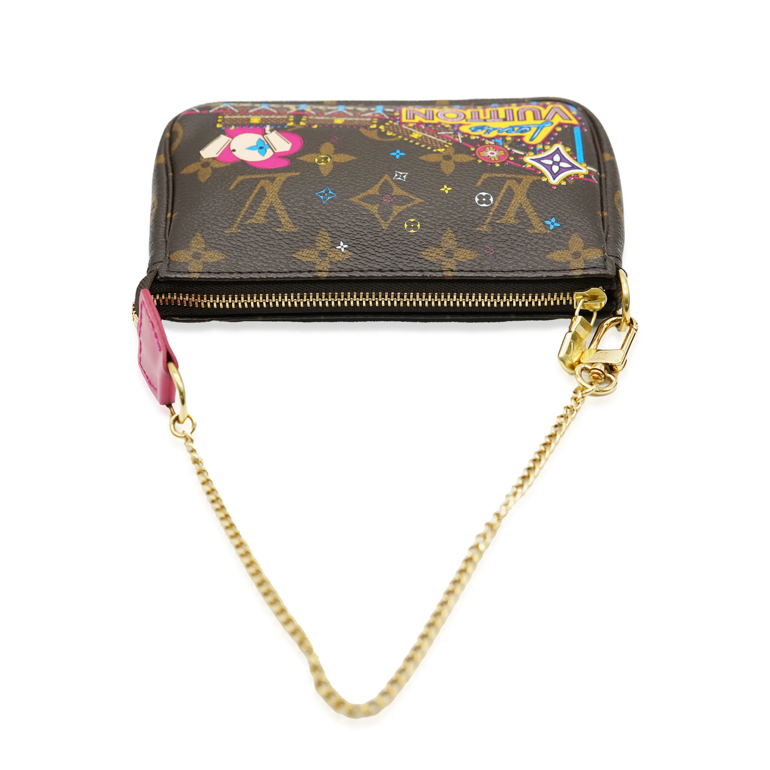 Monogram Canvas Christmas Animation Mini Pochette Accessoires - Image 7