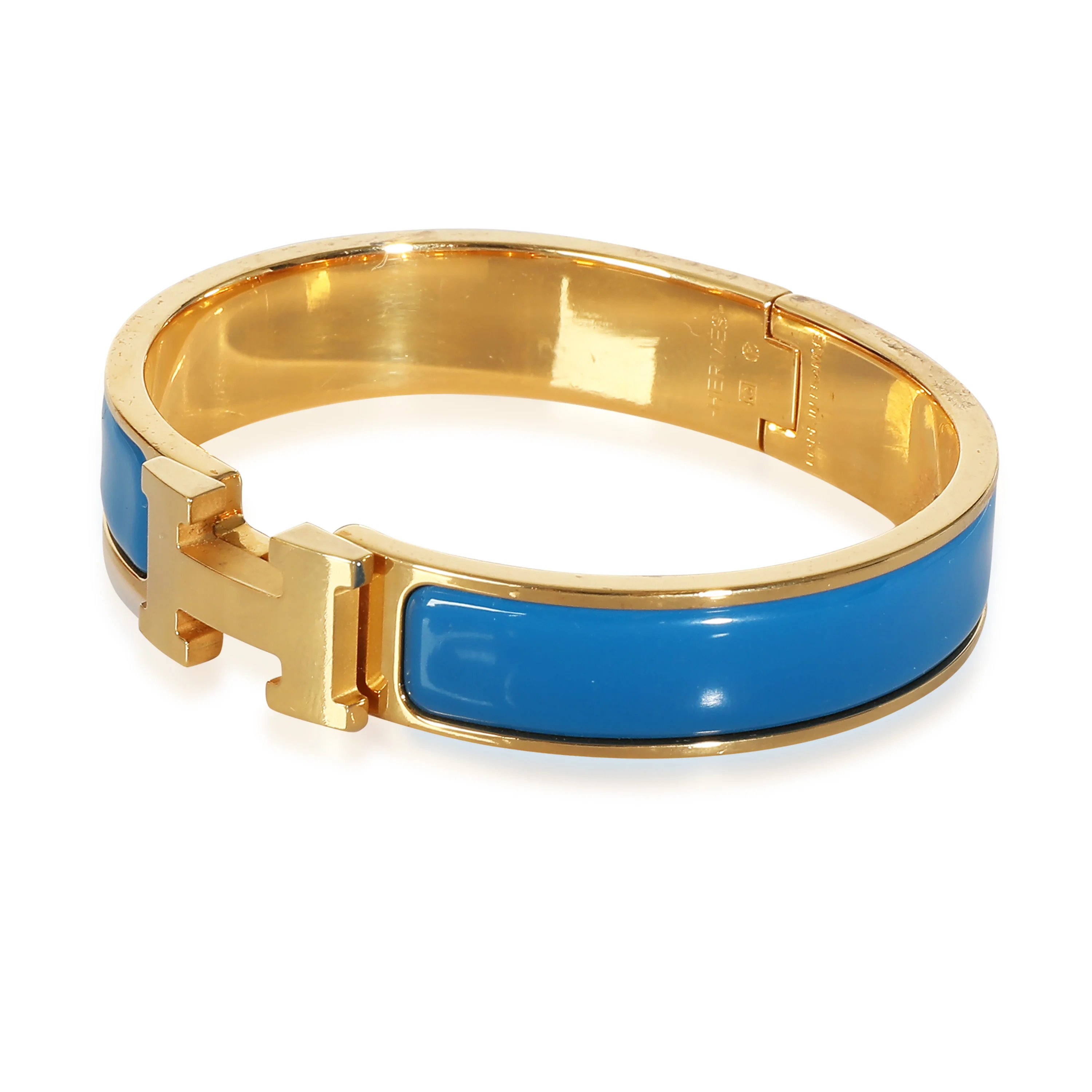 Clic H Blue Bracelet in Bleu Cielo - Image 2
