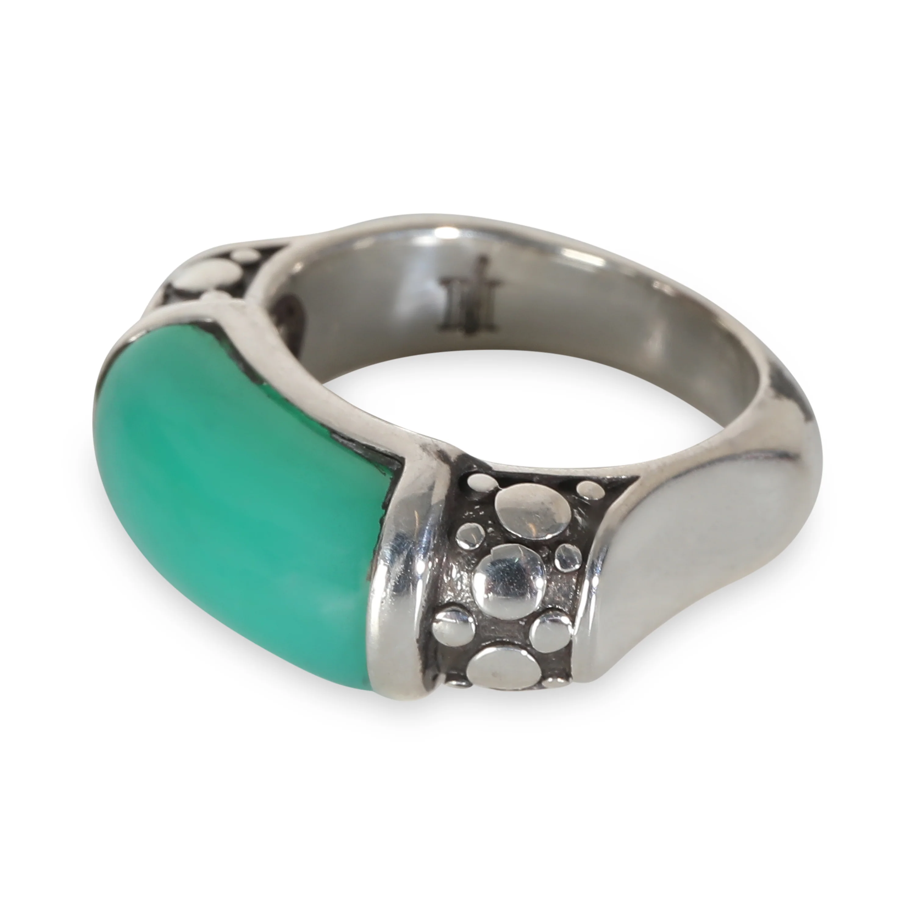 Dot Collection Chrysoprase Fashion Ring in  Sterling Silver - Image 2