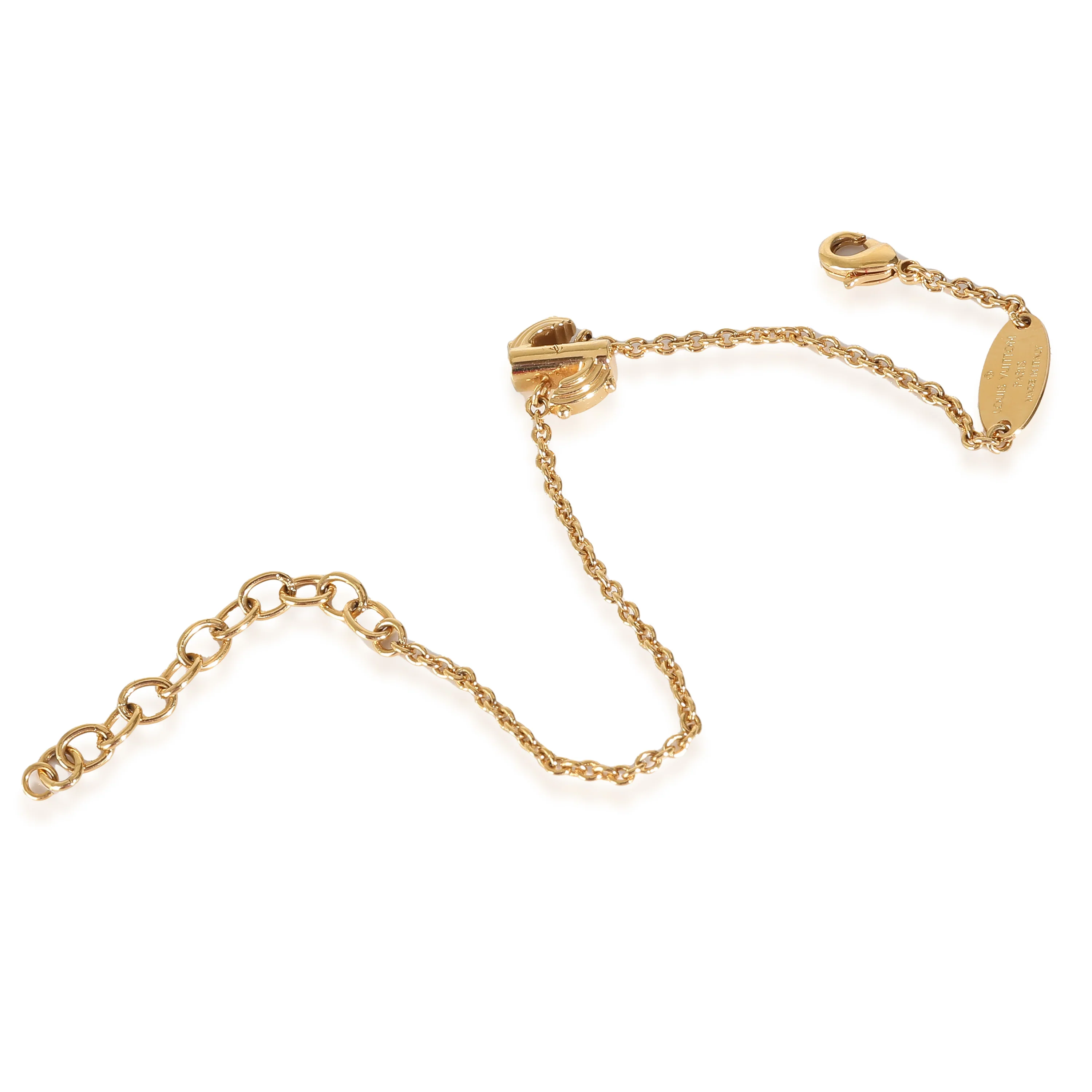 LV & Me Gold Tone Bracelet, Letter S - Image 2