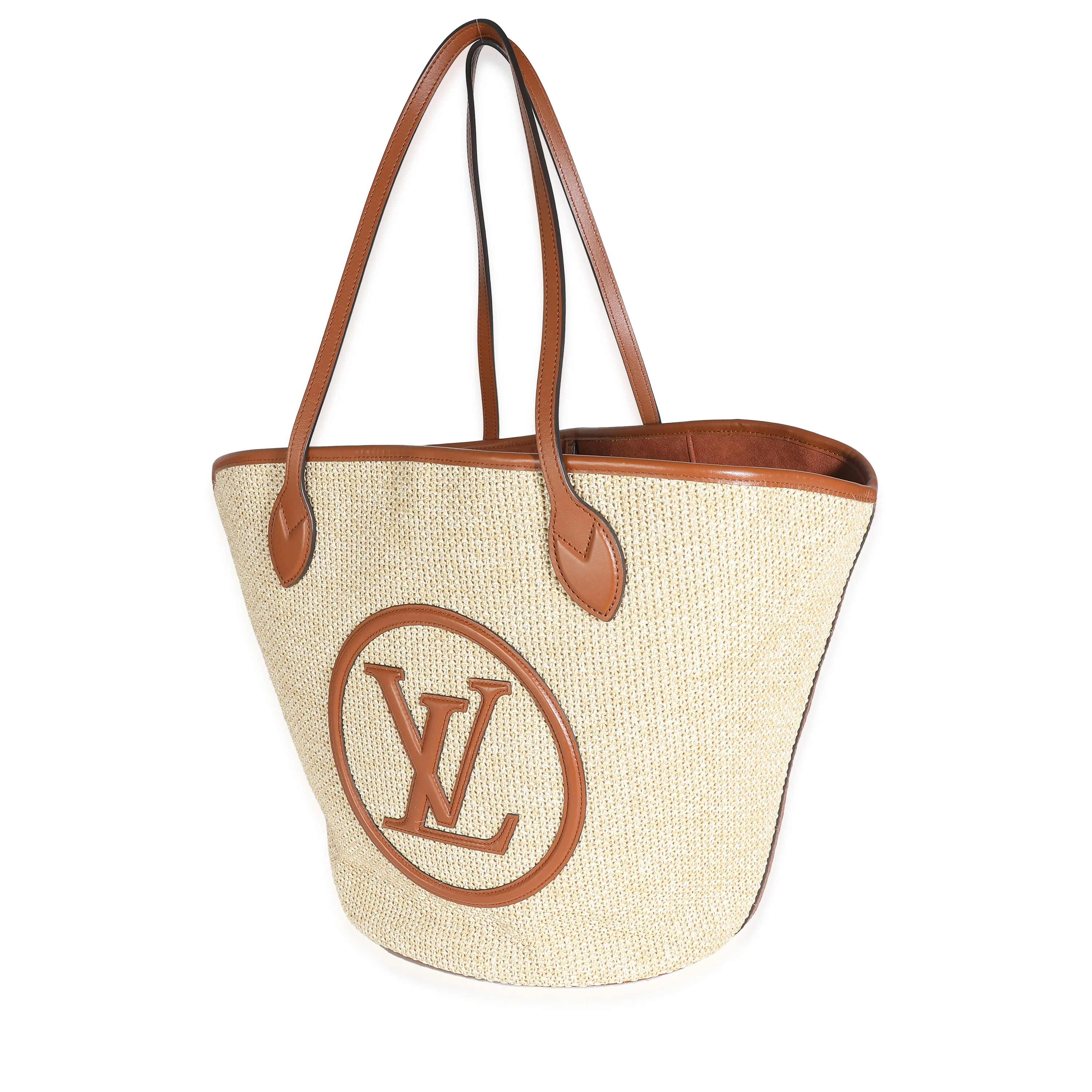 Caramel Raffia Saint Jacques Tote - Image 2