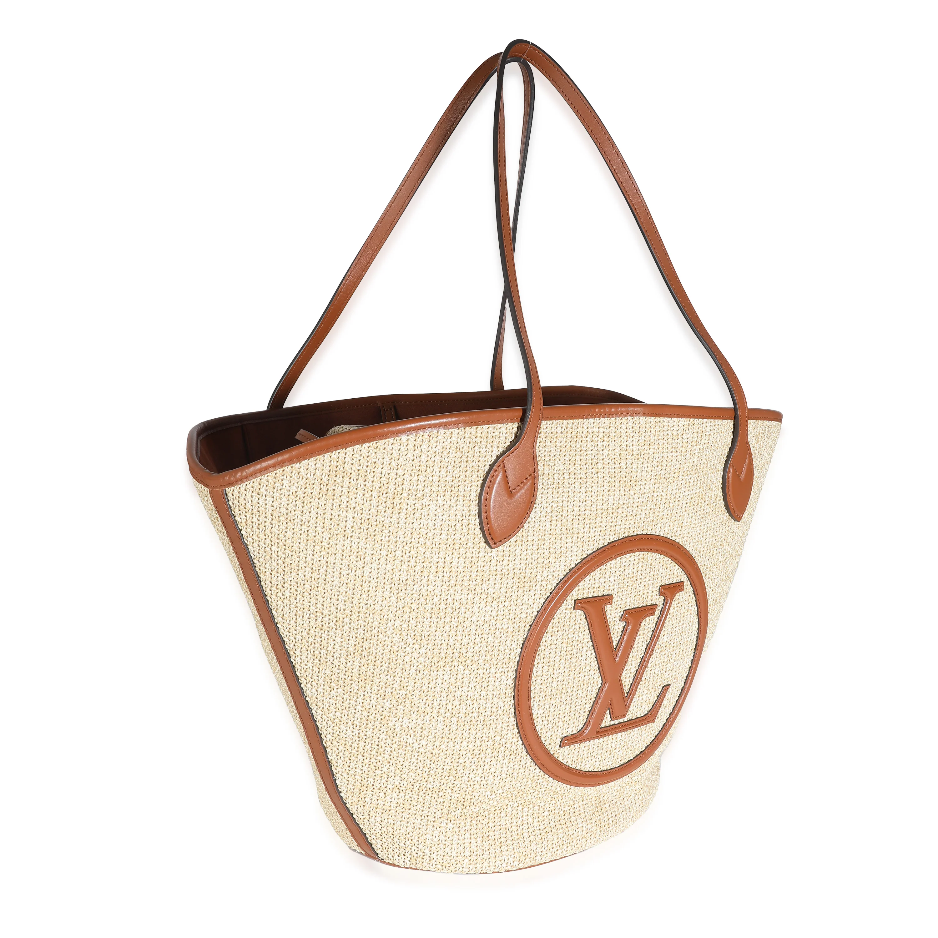 Caramel Raffia Saint Jacques Tote - Image 4