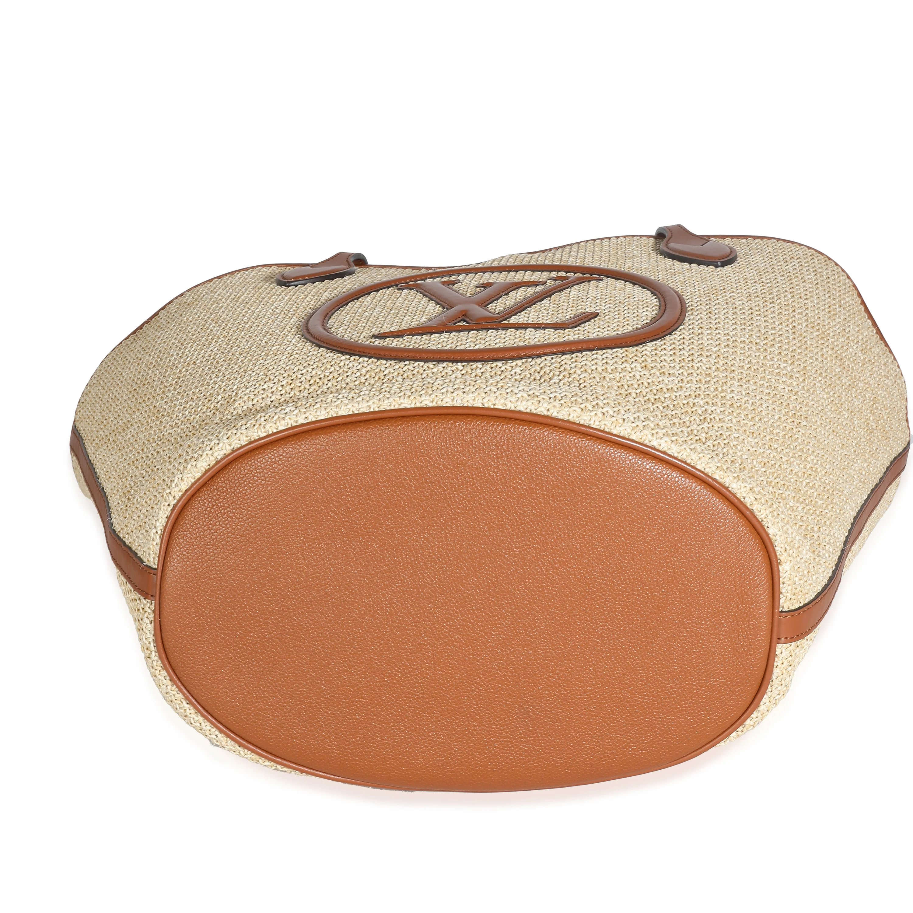 Caramel Raffia Saint Jacques Tote - Image 5