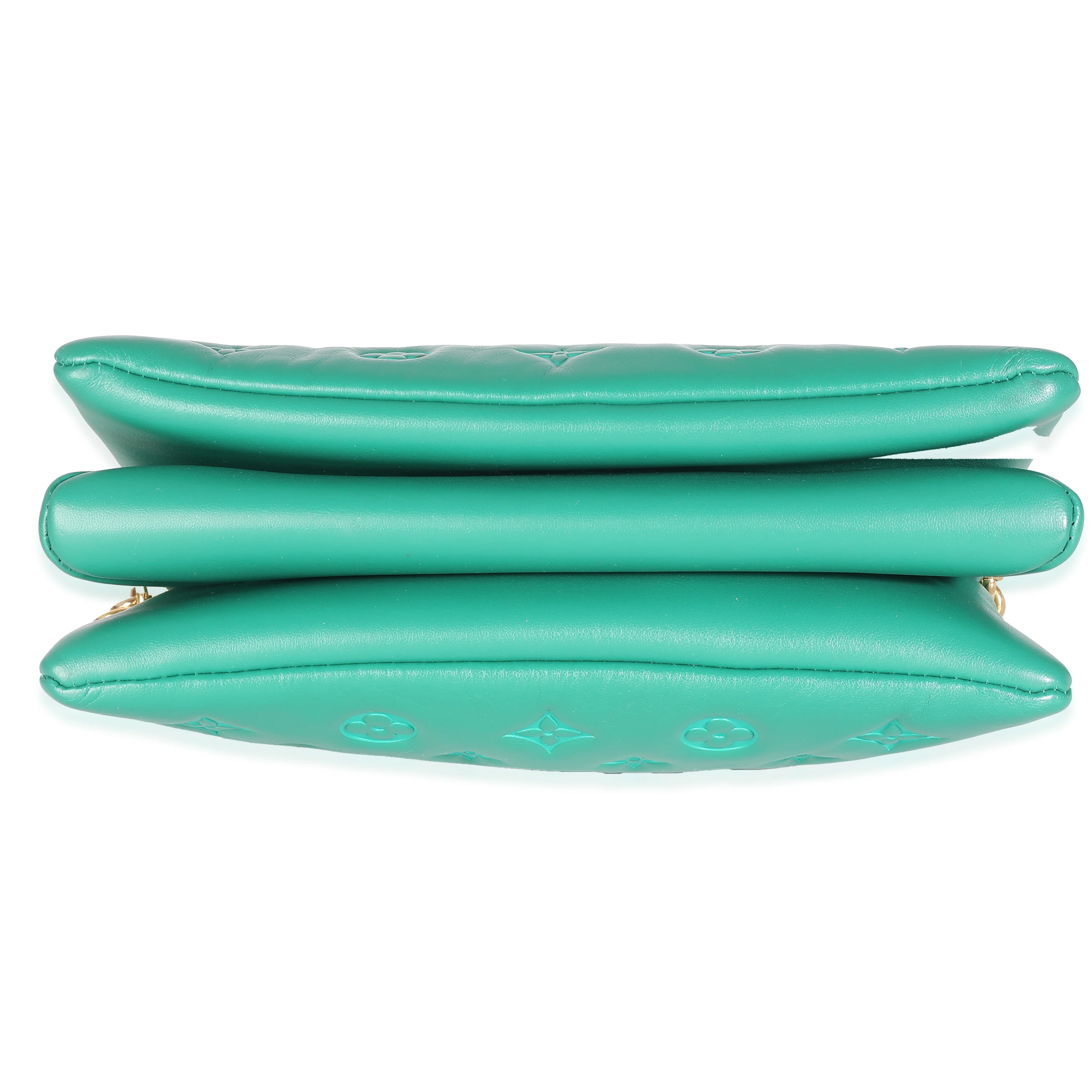 Vert Green Monogram Puffy Lambskin Coussin PM - Image 7