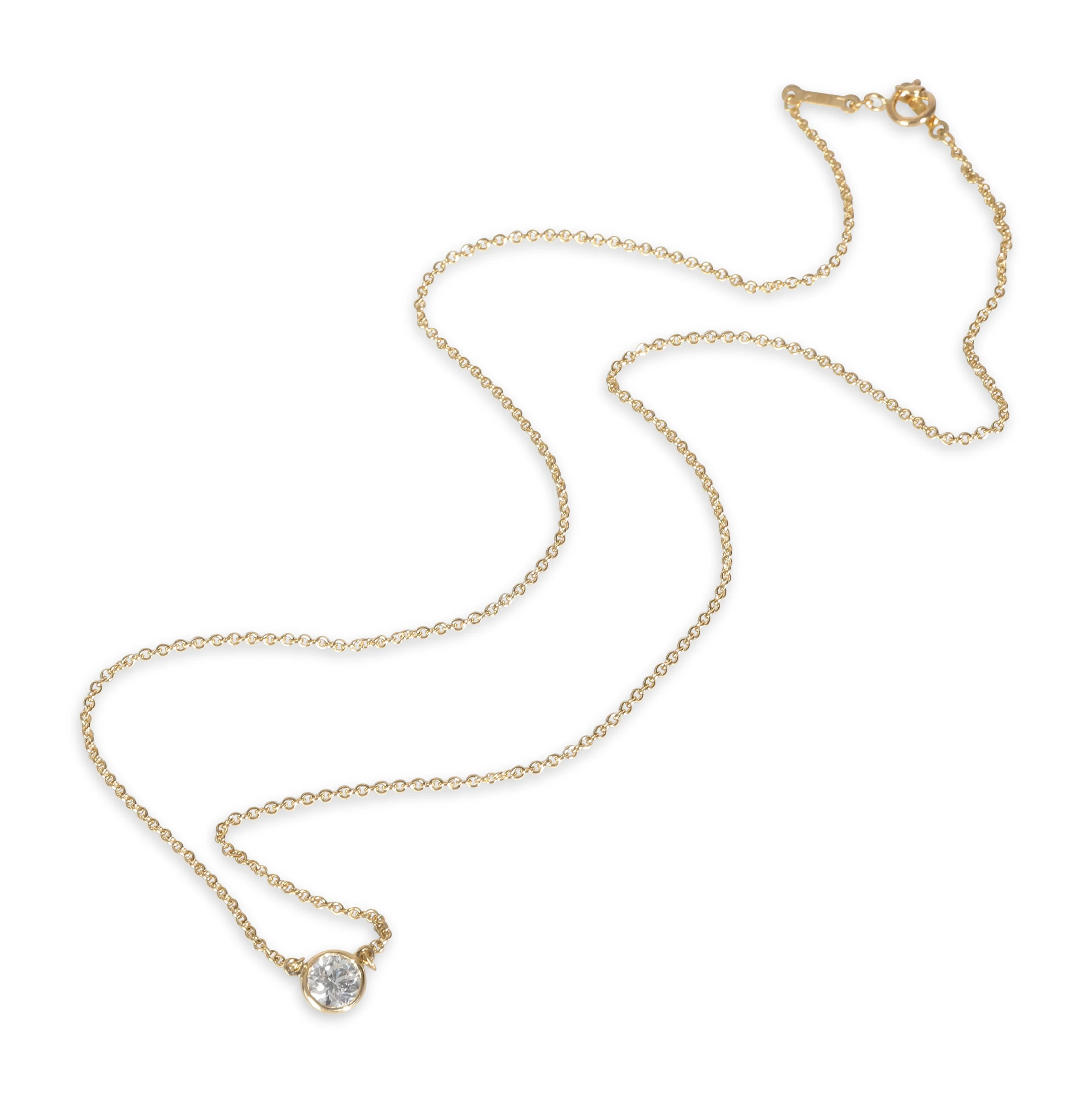 Elsa Peretti Fashion Pendant in 18k Yellow Gold 0.4 CTW - Image 3