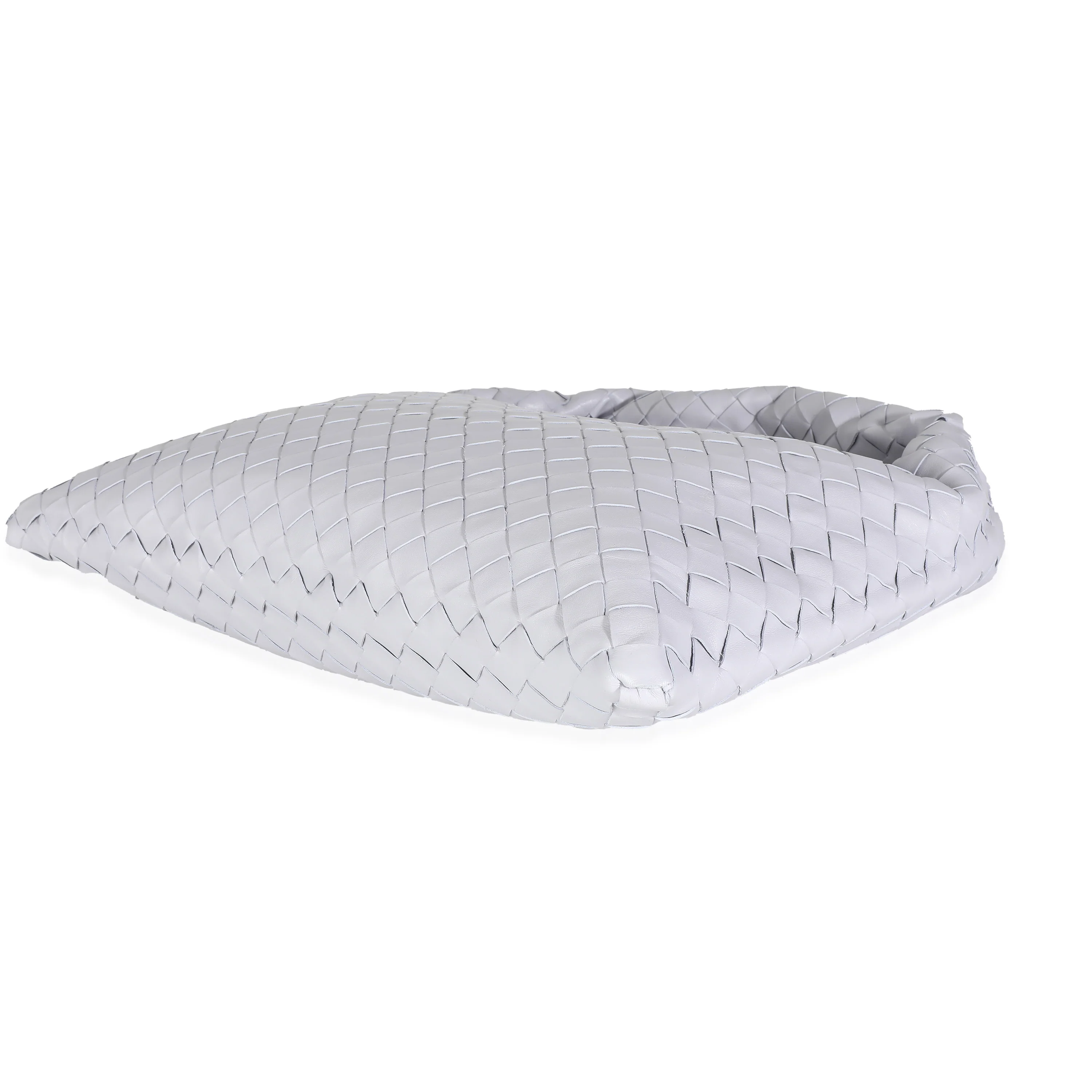 Oyster Intrecciato Small Hop Hobo - Image 6