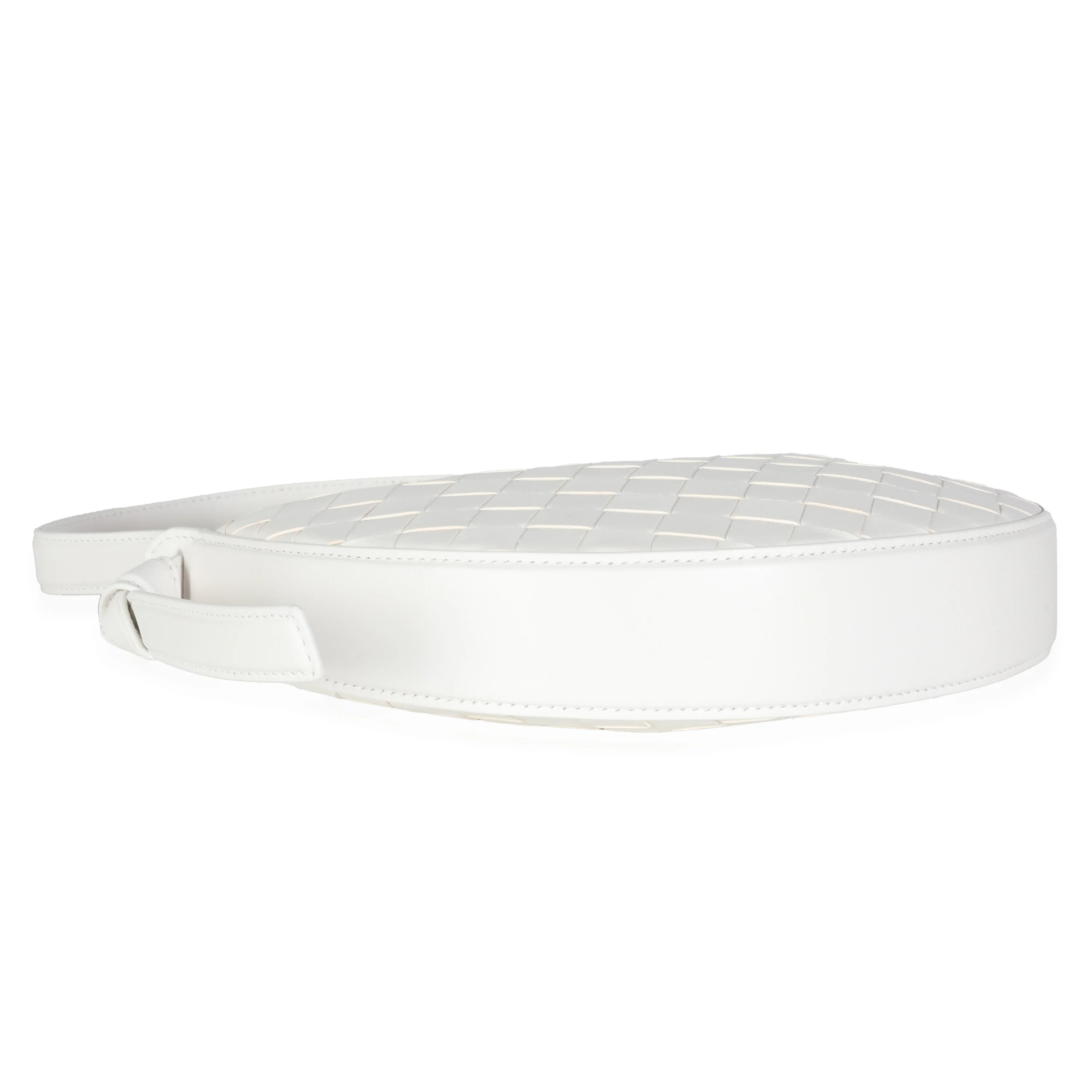 White Intrecciato Mini Sunrise Bag - Image 8