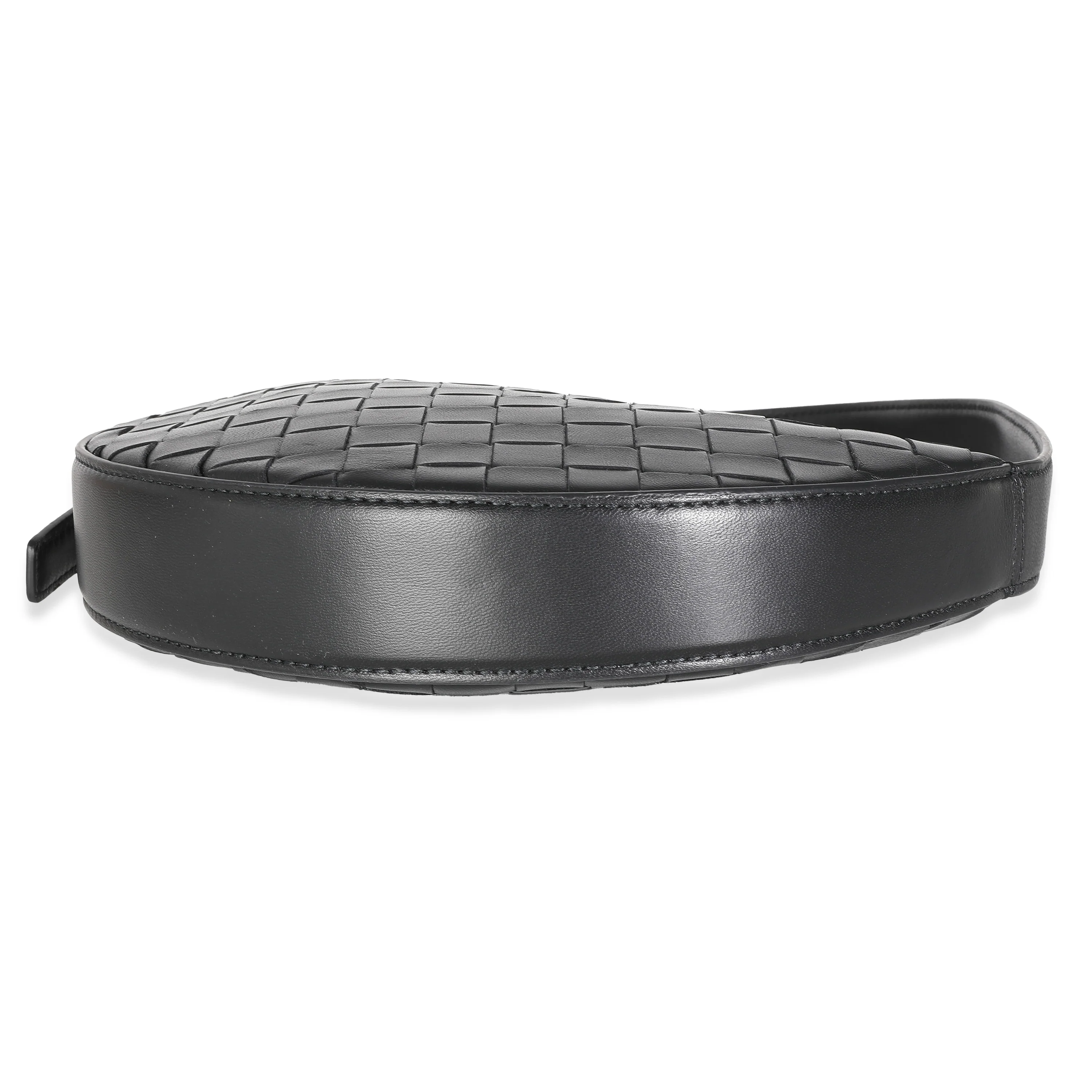 Black Intrecciato Mini Sunrise Bag - Image 6