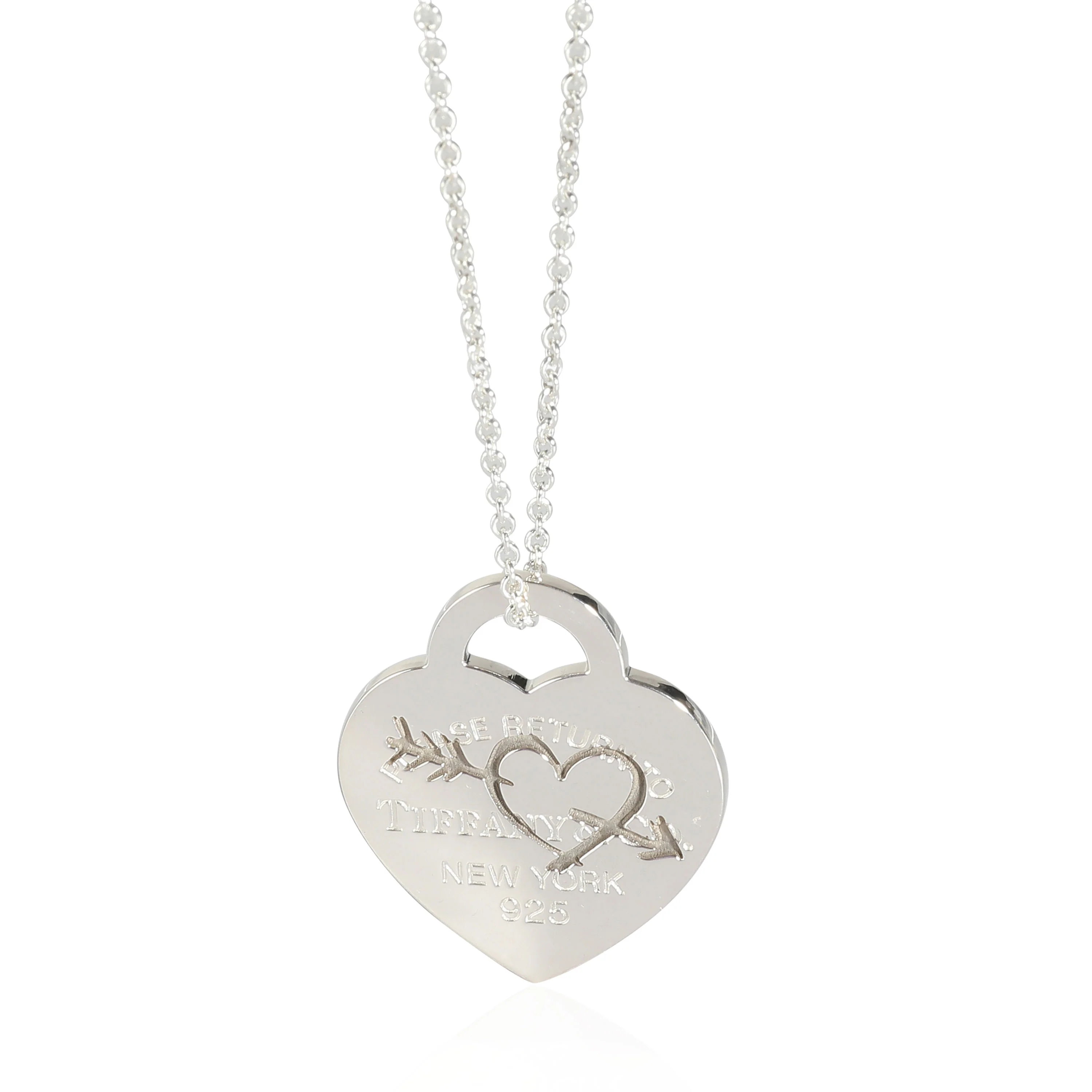 Return To Tiffany Heart & Arrow Necklace in Sterling Silver