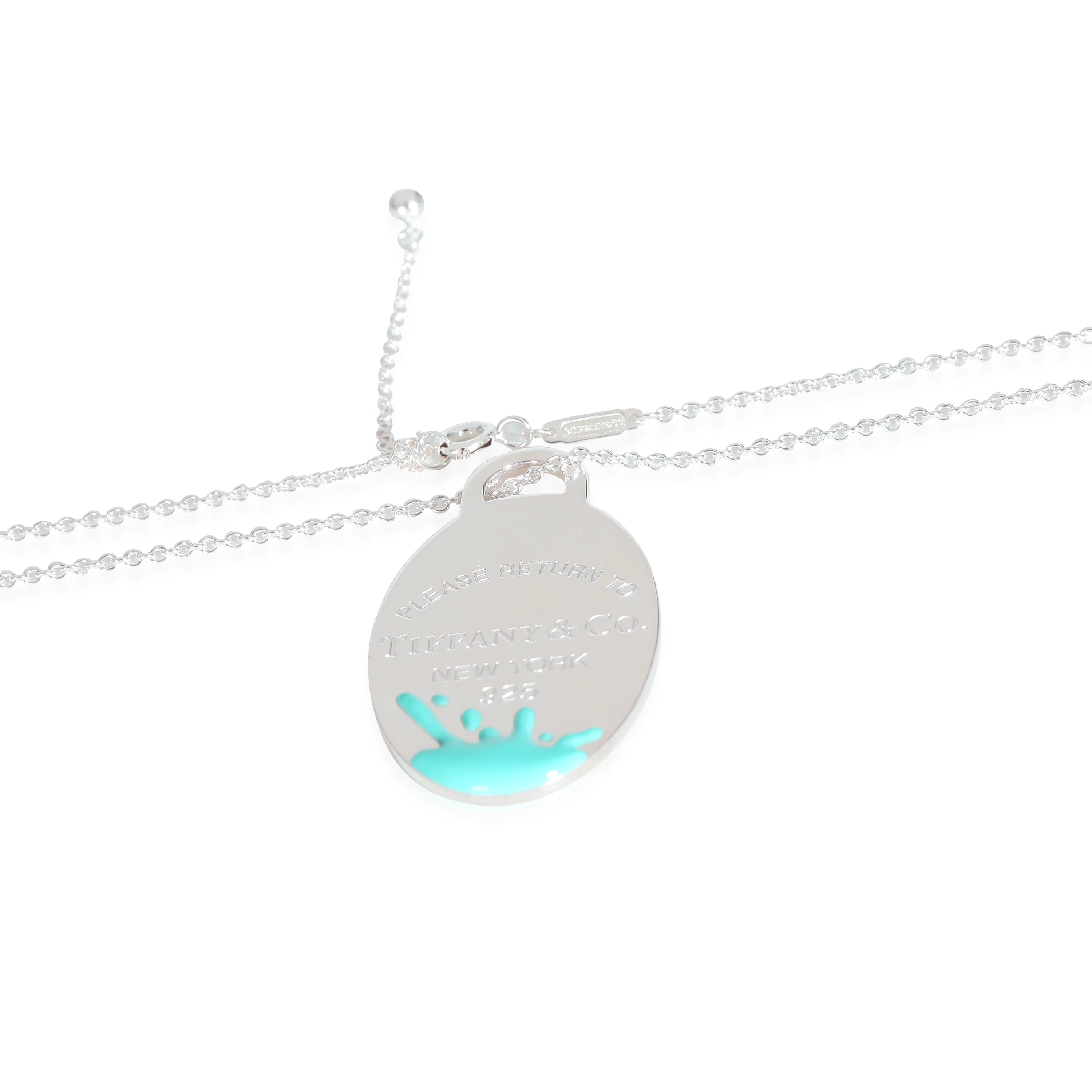 Return To Tiffany Splash Pendant on 30 Inch Chain Sterling Silver - Image 3