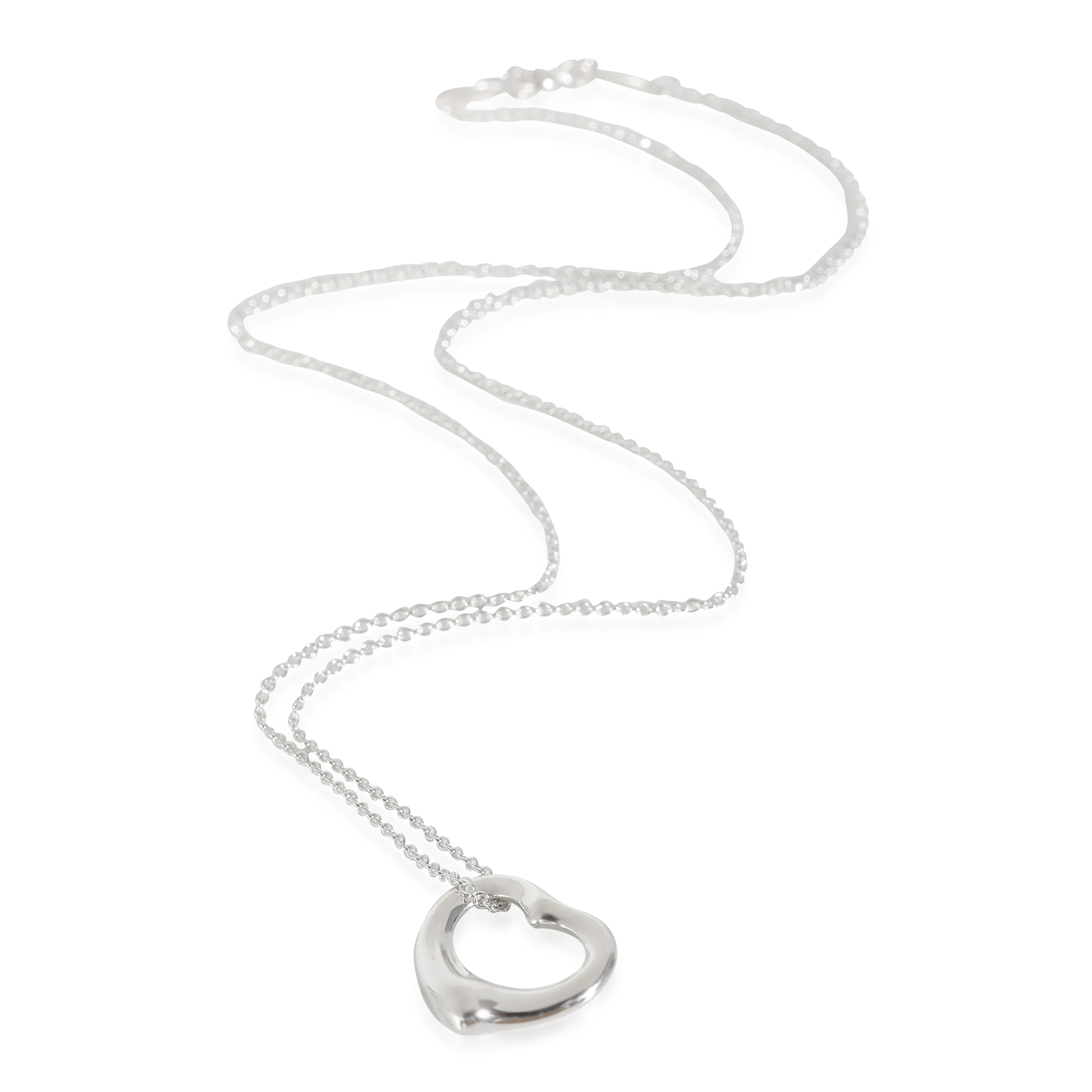 Elsa Peretti Open Heart Pendant in Sterling Silver - Image 2