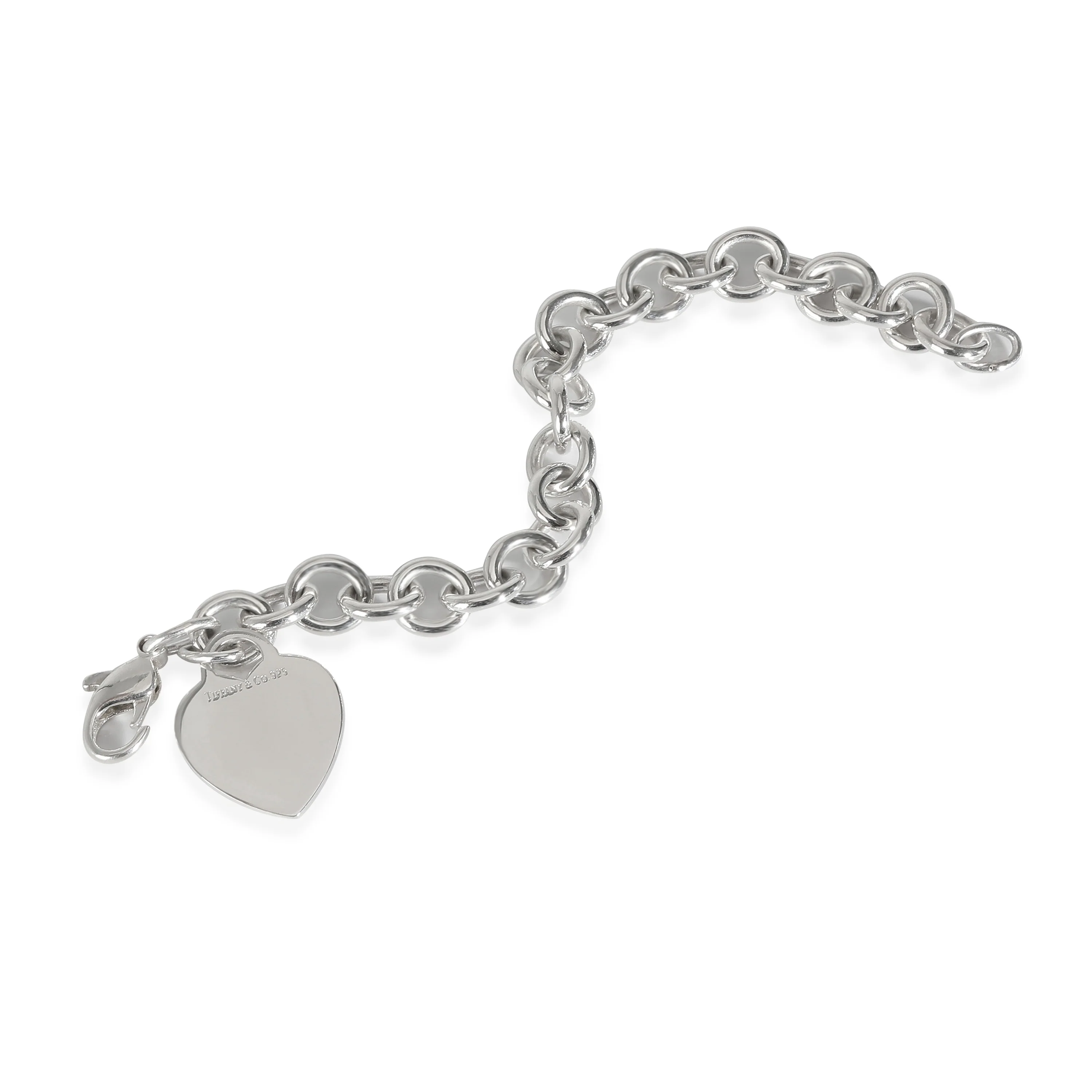 Heart Tag Bracelet in Sterling Silver - Image 2