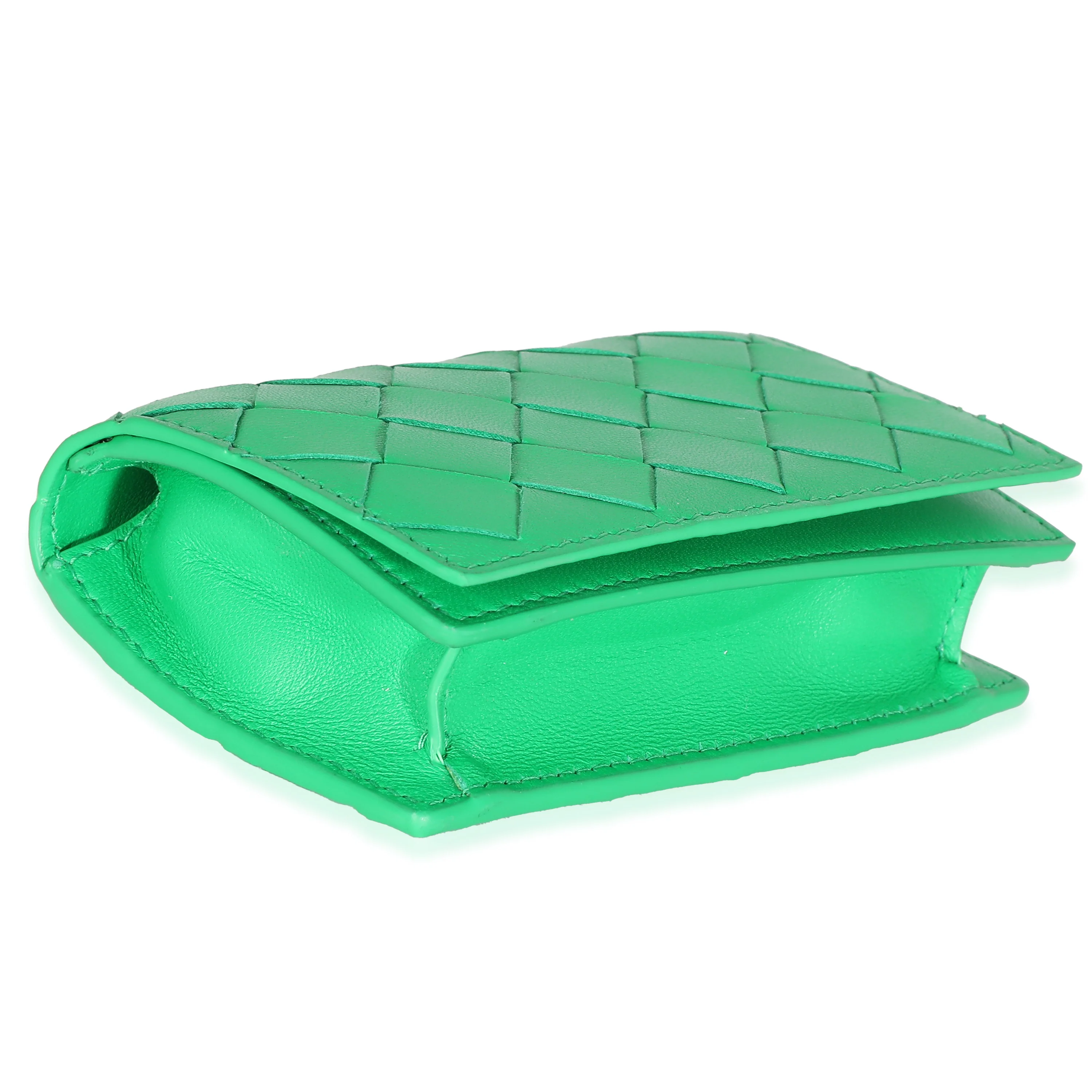 Parakeet Intrecciato Nappa Business Card Case - Image 5