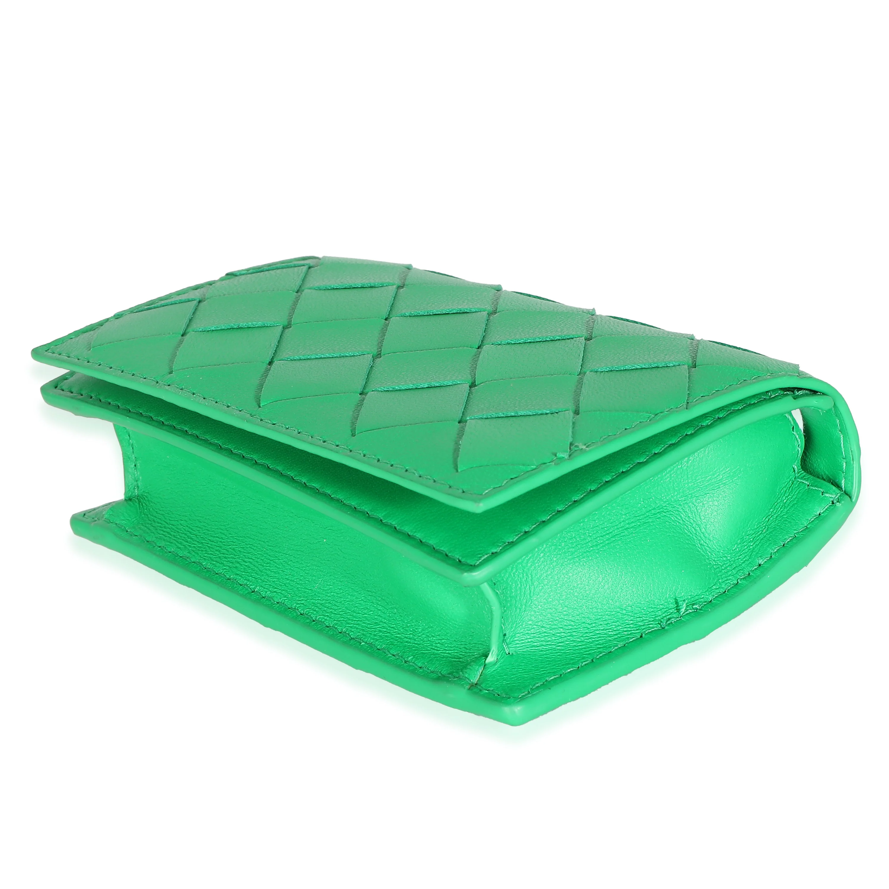 Parakeet Intrecciato Nappa Business Card Case - Image 6
